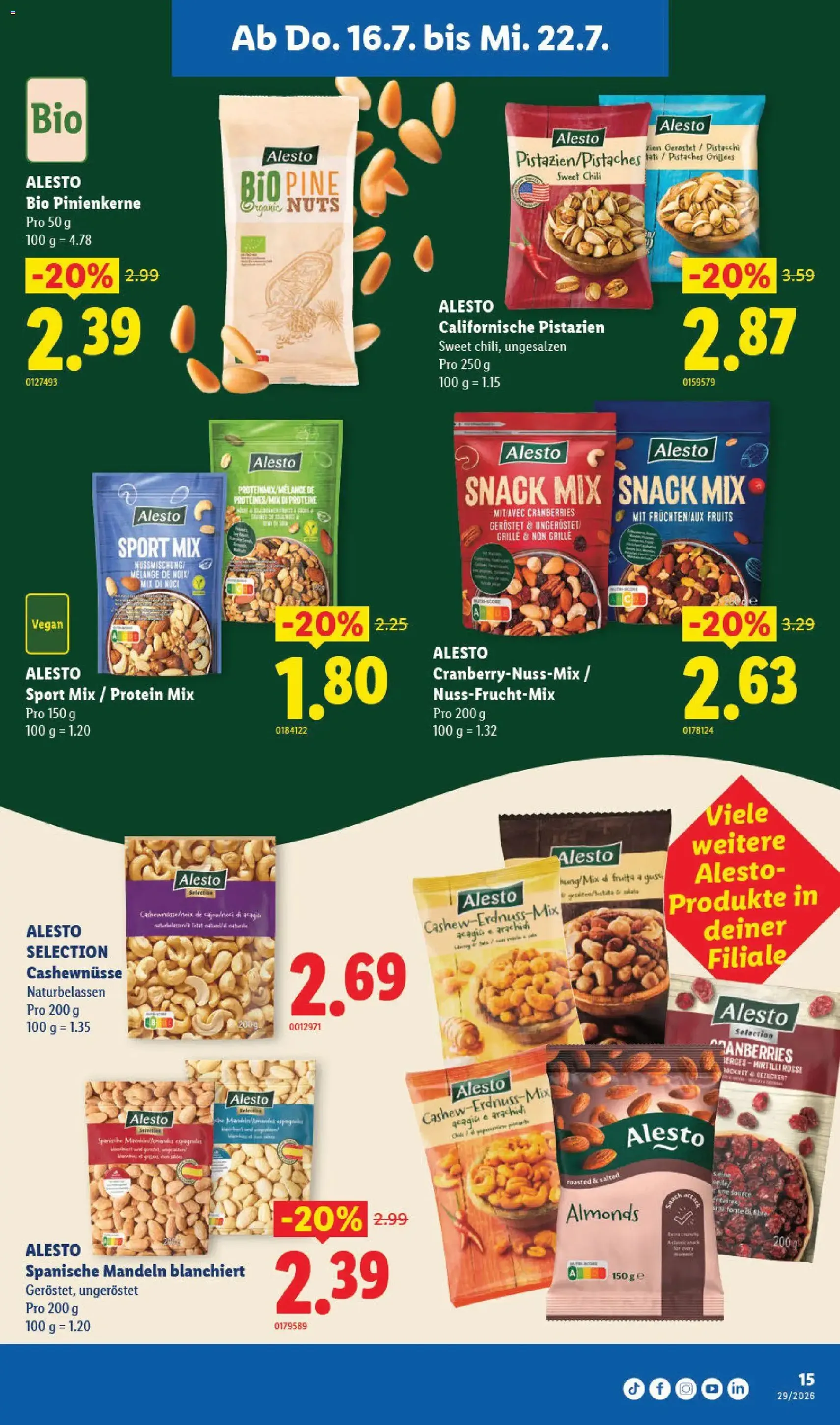 Lidl aktionen - Gültiger Prospekt ab 16.07.2026, Seite 17 von insgesamt 34