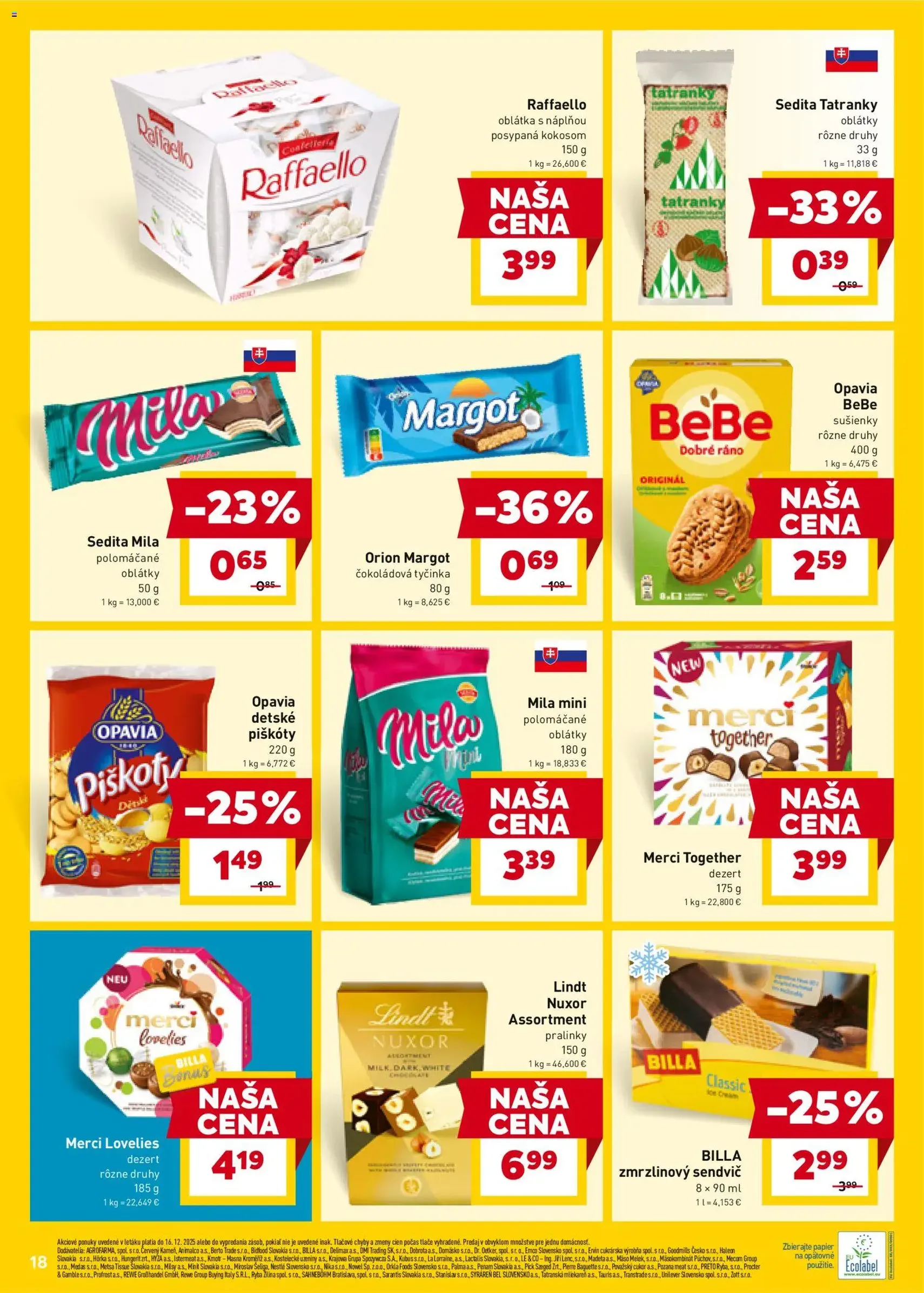 Billa leták - platný leták od 10.12.2025 strana 18 z 24