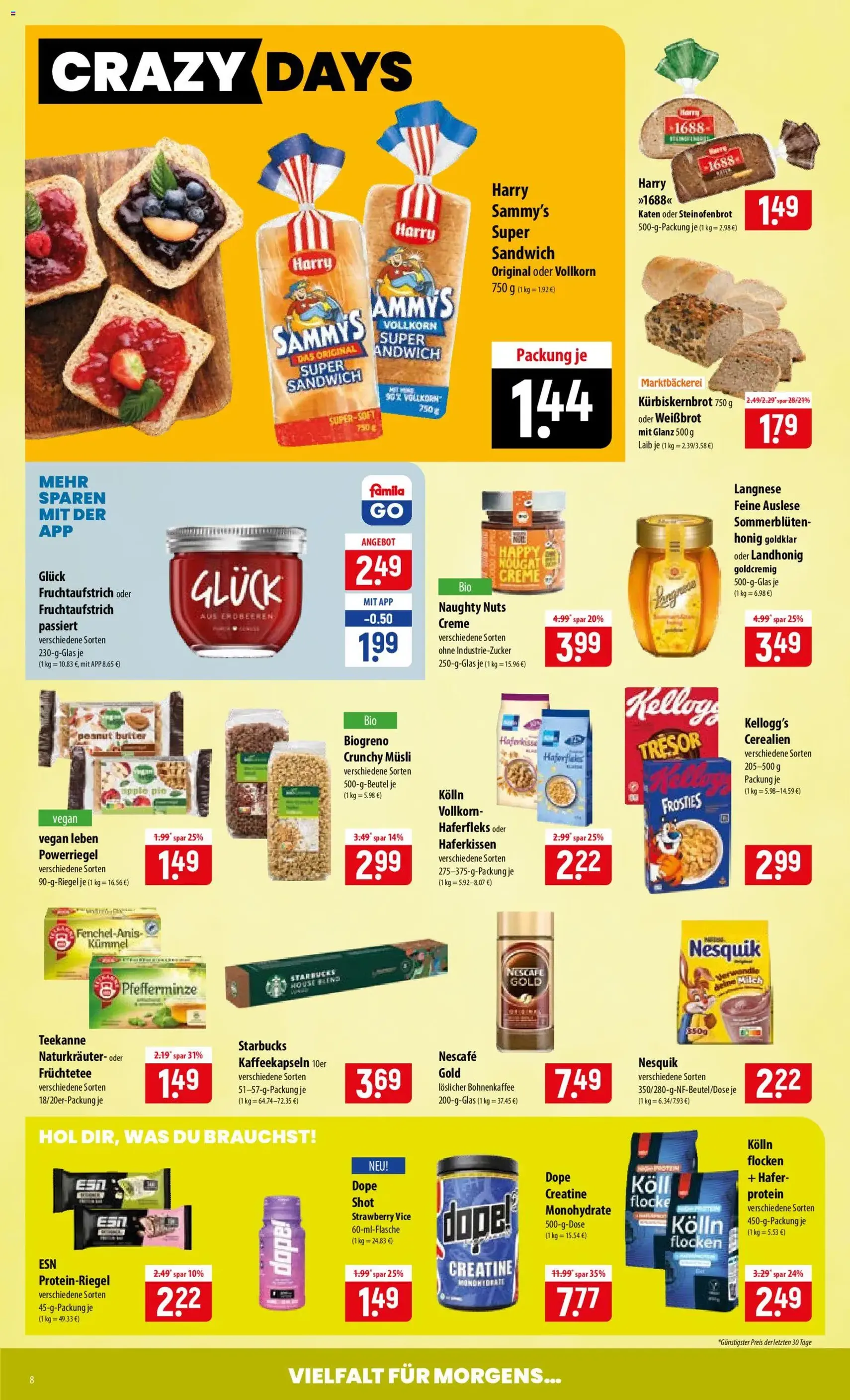 Famila Prospekt - Gültiger Prospekt ab 31.08.2026, Seite 8 von insgesamt 24