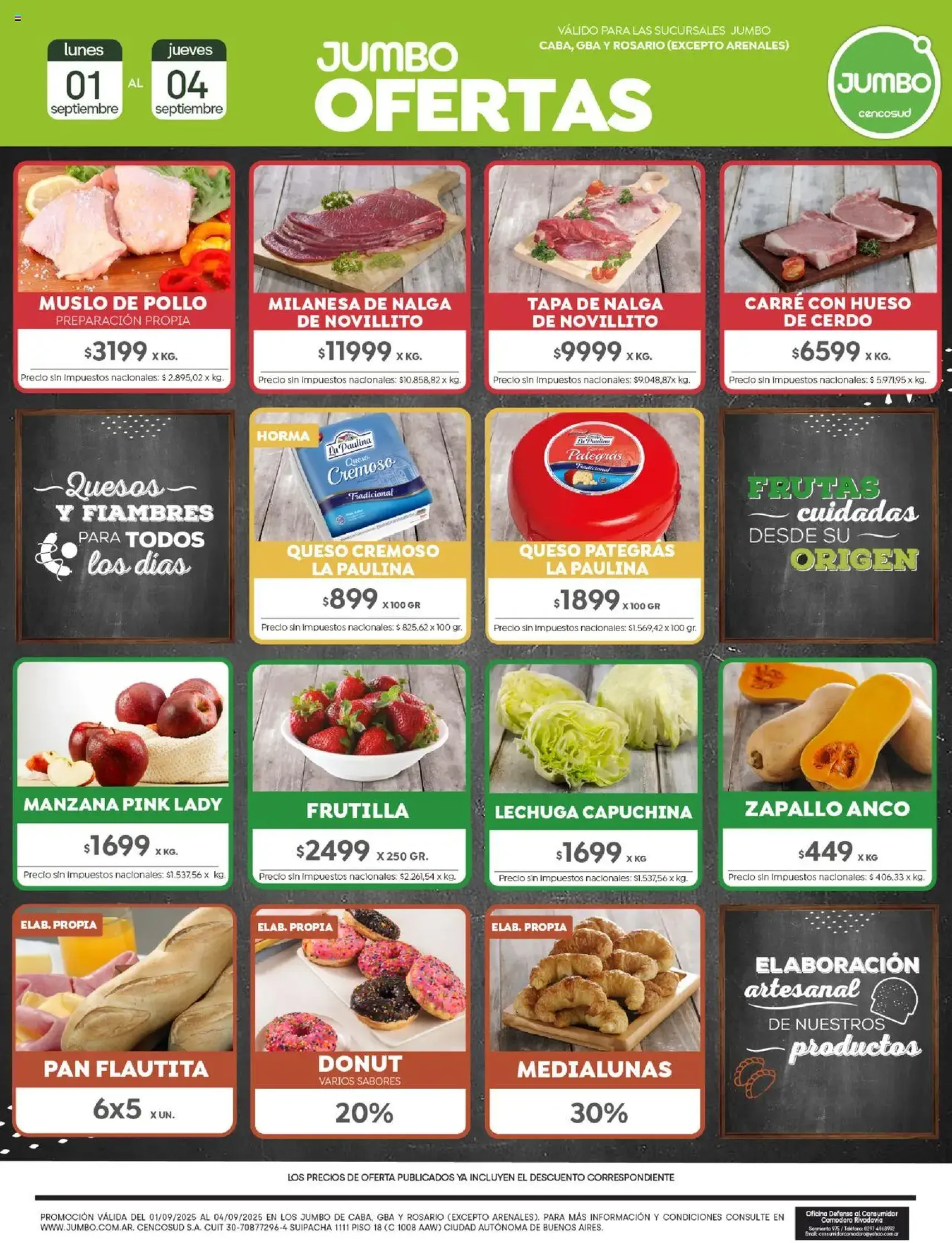 Jumbo ofertas - folleto válido desde 01/09/2025 página 1 de 2