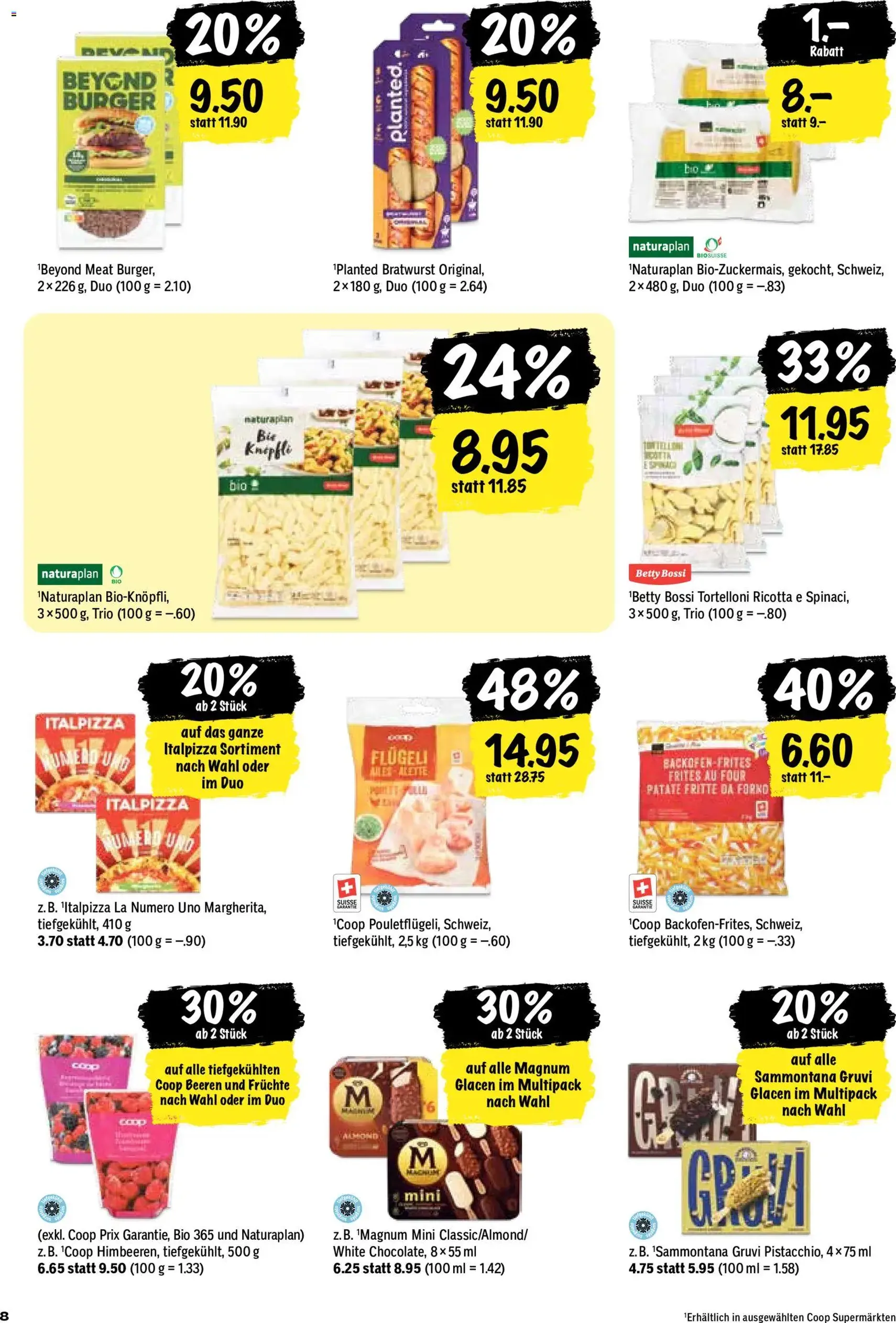 Coop aktionen - Gültiger Prospekt ab 13.08.2026, Seite 8 von insgesamt 28