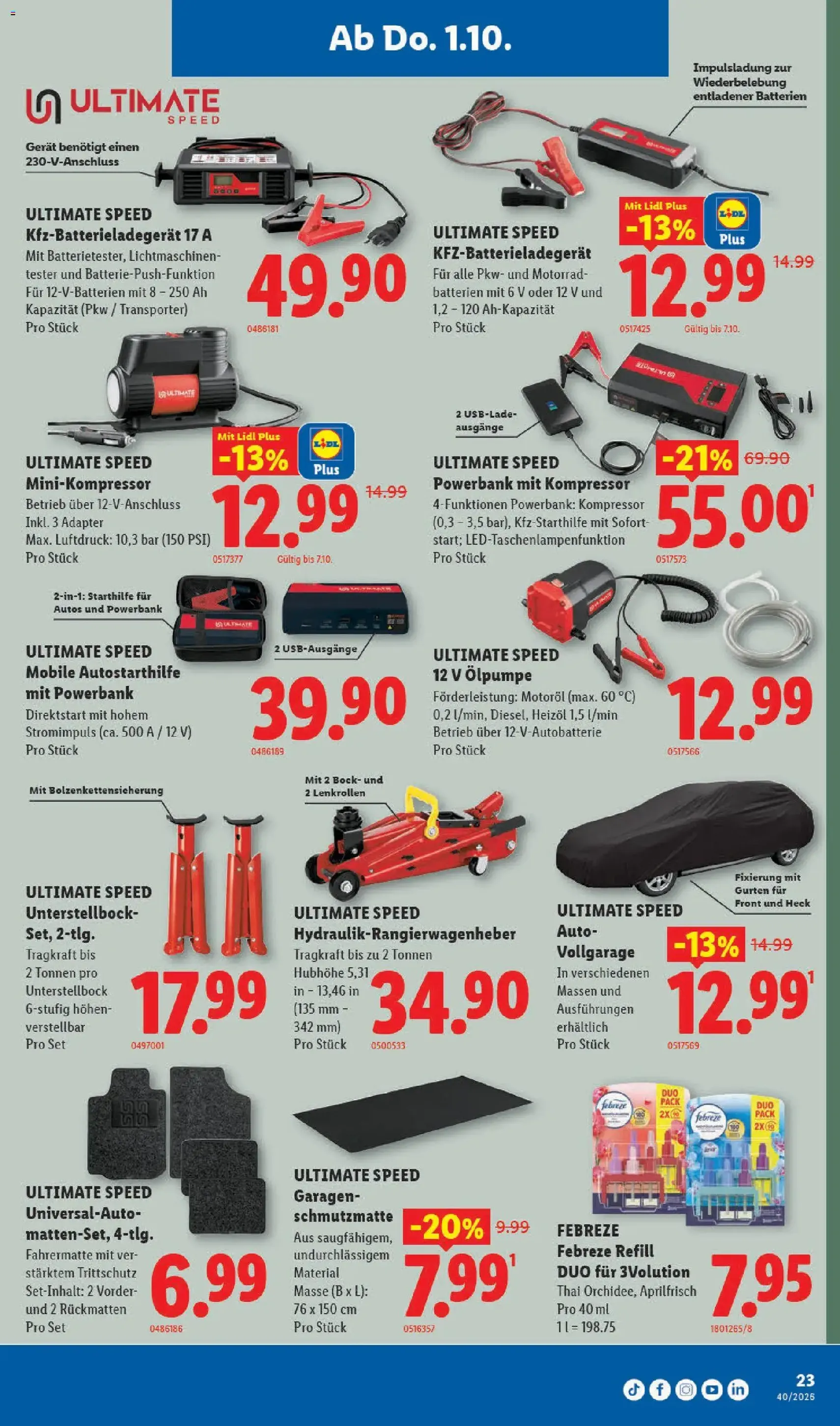 Lidl aktionen - Gültiger Prospekt ab 01.10.2026, Seite 23 von insgesamt 35