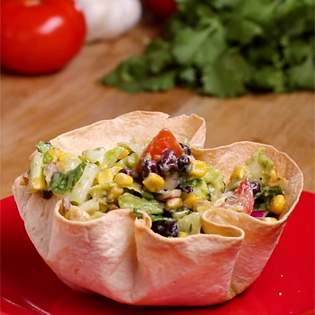 Recipe preview Homemade taco bowls recipe