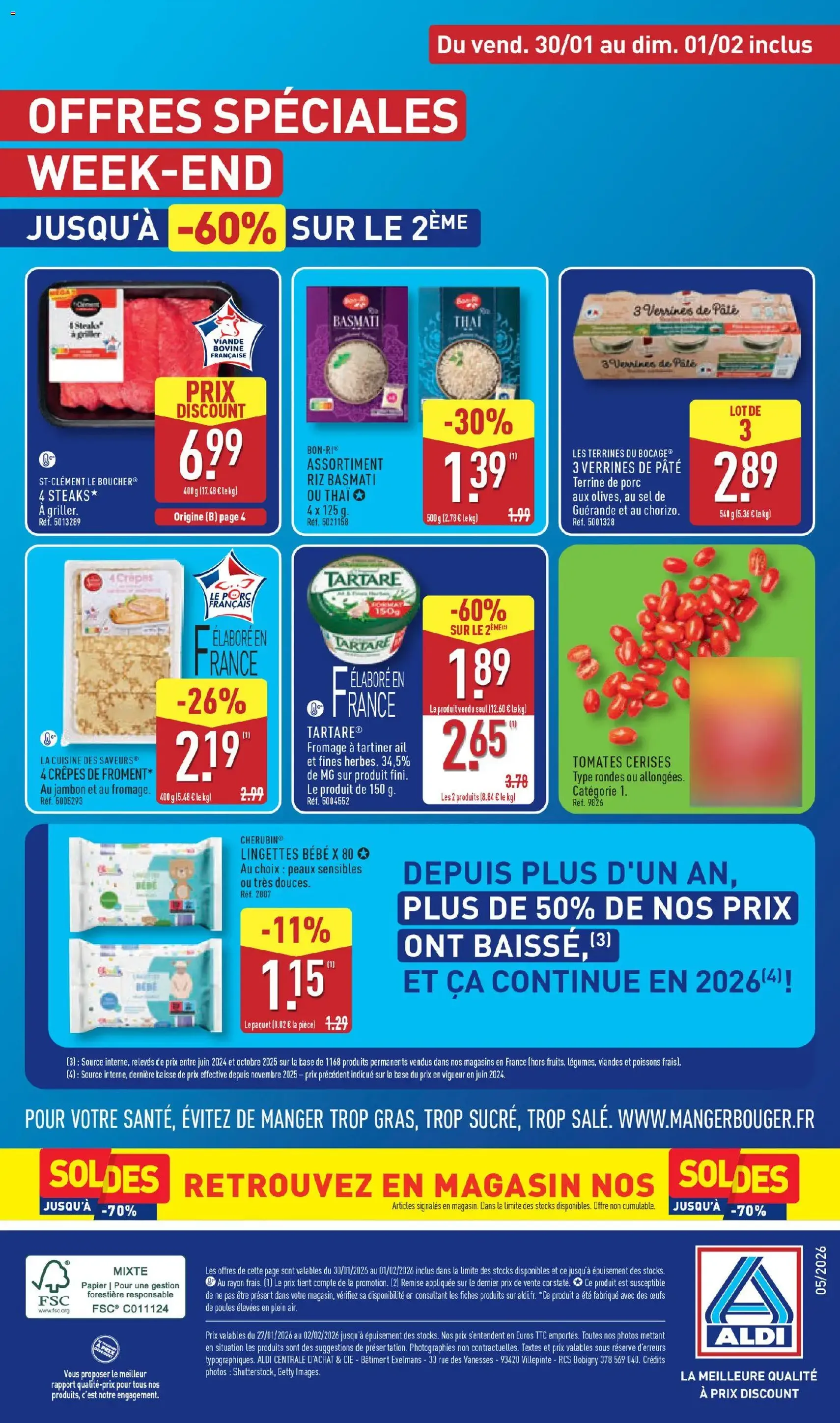 Aldi - Catalogue de la semaine 5 - brochure valable à partir du 27/01/2026, page 43 sur 44
