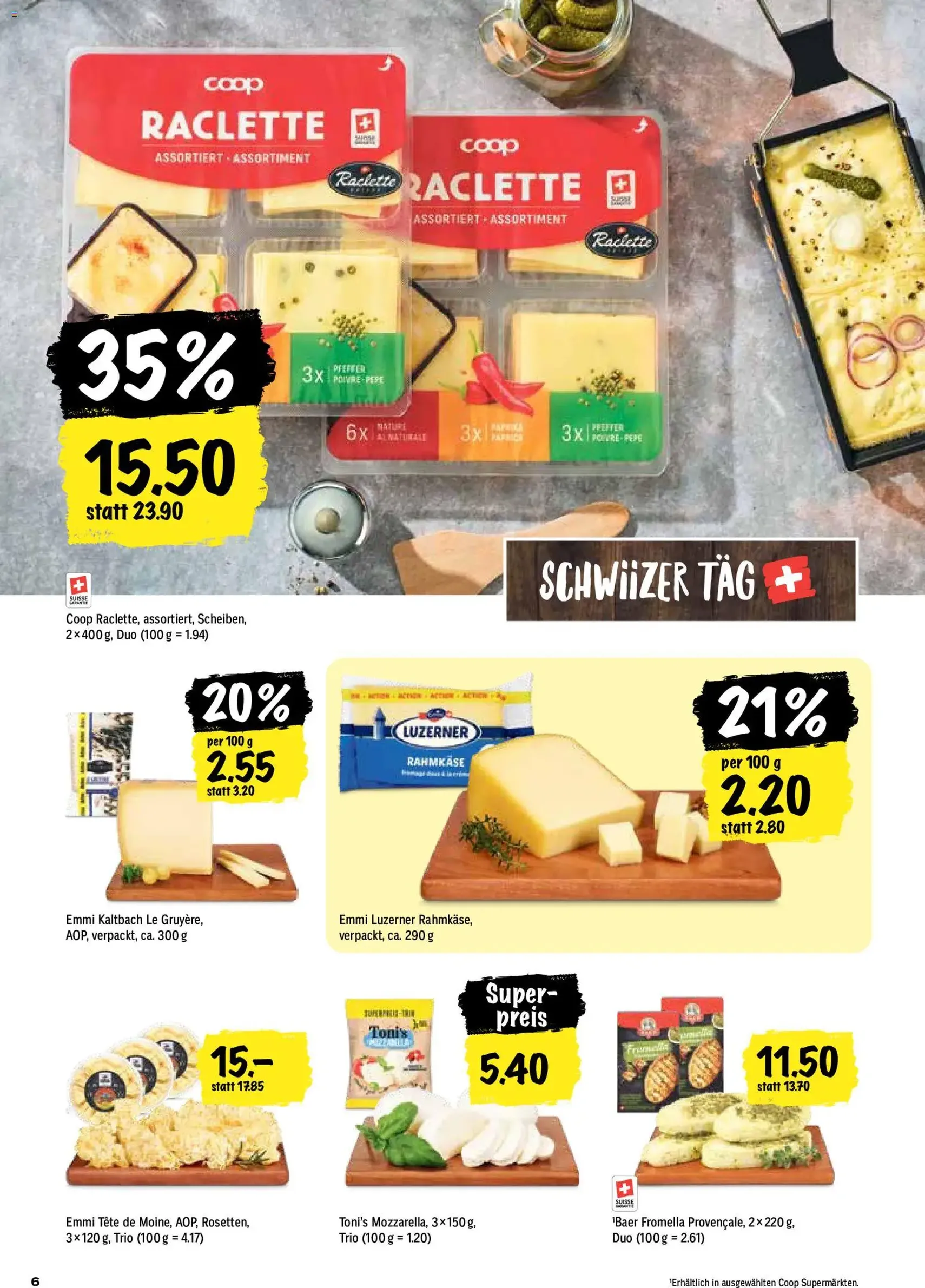 Coop aktionen - Gültiger Prospekt ab 23.07.2026, Seite 6 von insgesamt 24