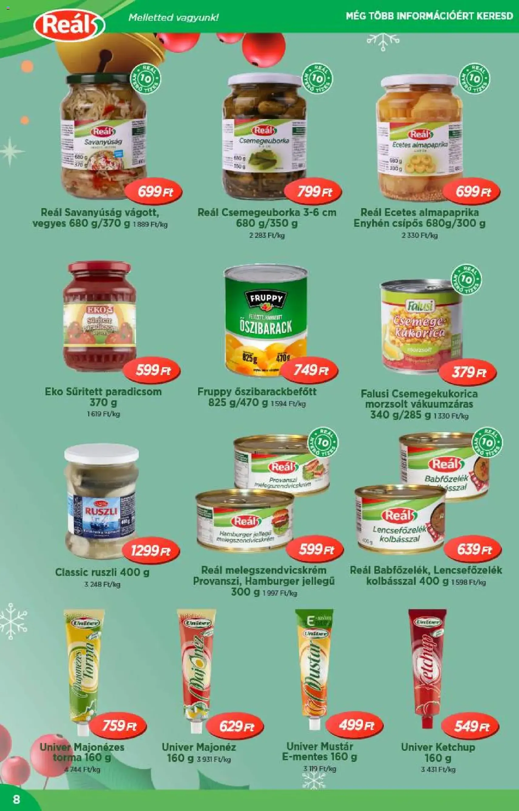 Reál Akciós újság - 2025.11.26. érvényes szórólap 8 oldal 20 oldalból