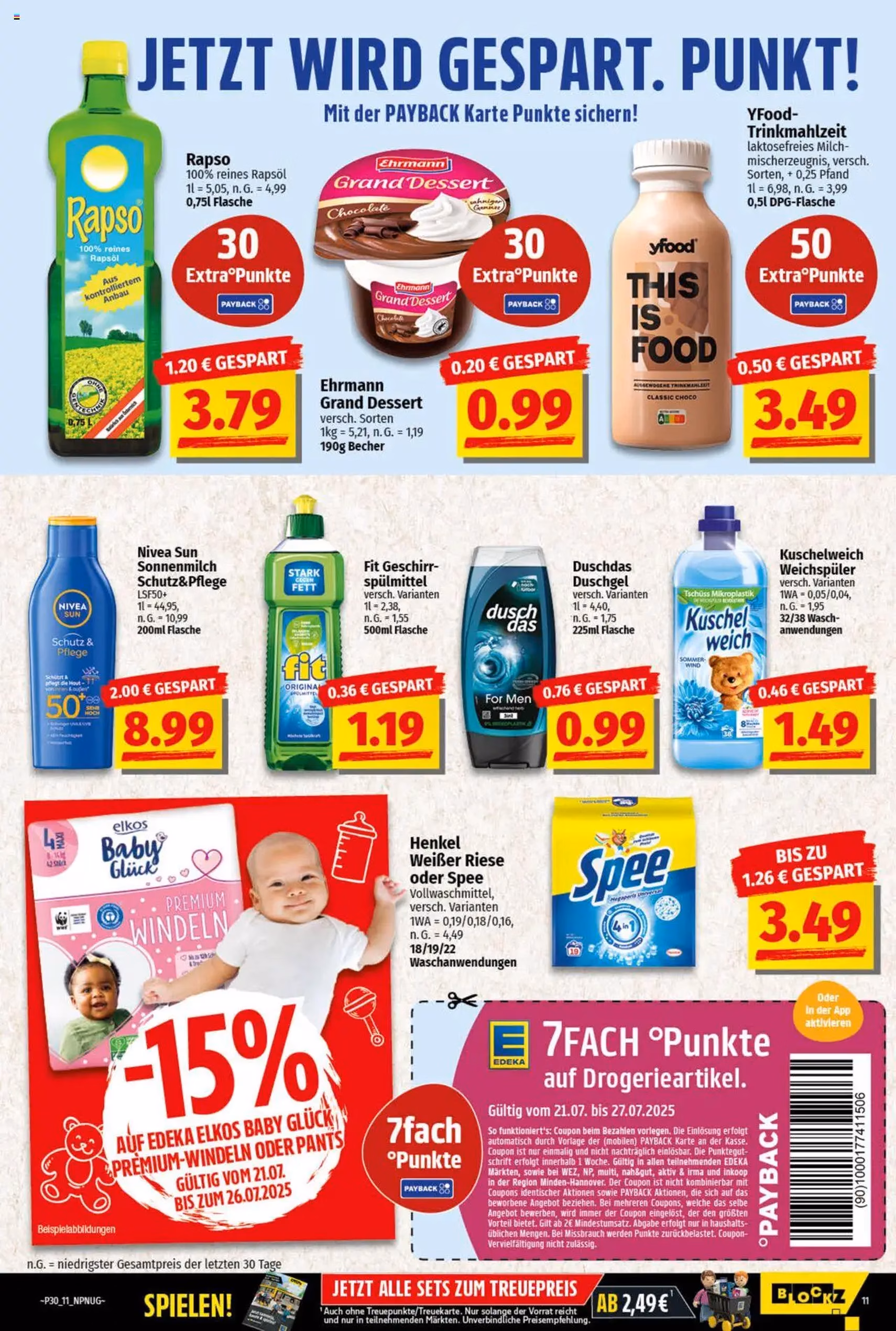 NP Discount Prospekt - Gültiger Prospekt ab 21.07.2025, Seite 11 von insgesamt 12