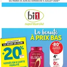 Bi1 Catalogue - Prévisualisation du catalogue valable à partir du 23/06/2026