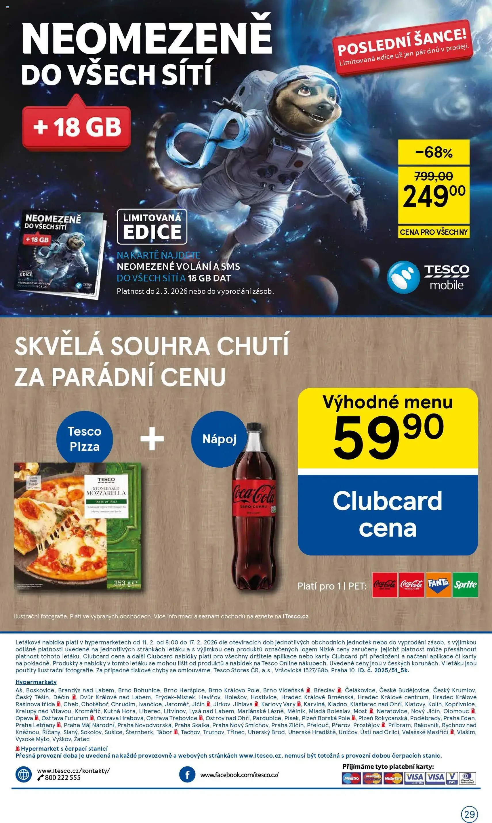 Tesco leták - Hypermarket - platný leták od 11.02.2026 strana 29 z 31