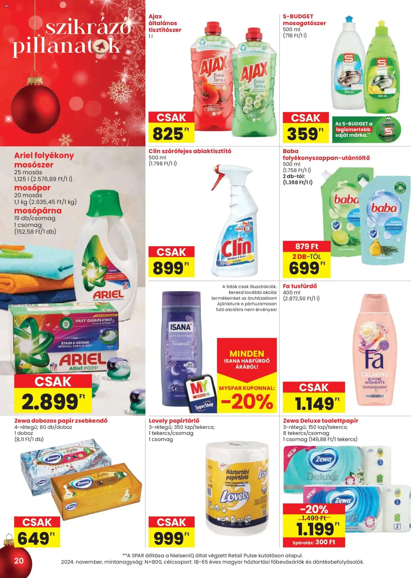 Spar Akciós újság - 2025.11.27. érvényes szórólap 20 oldal 24 oldalból