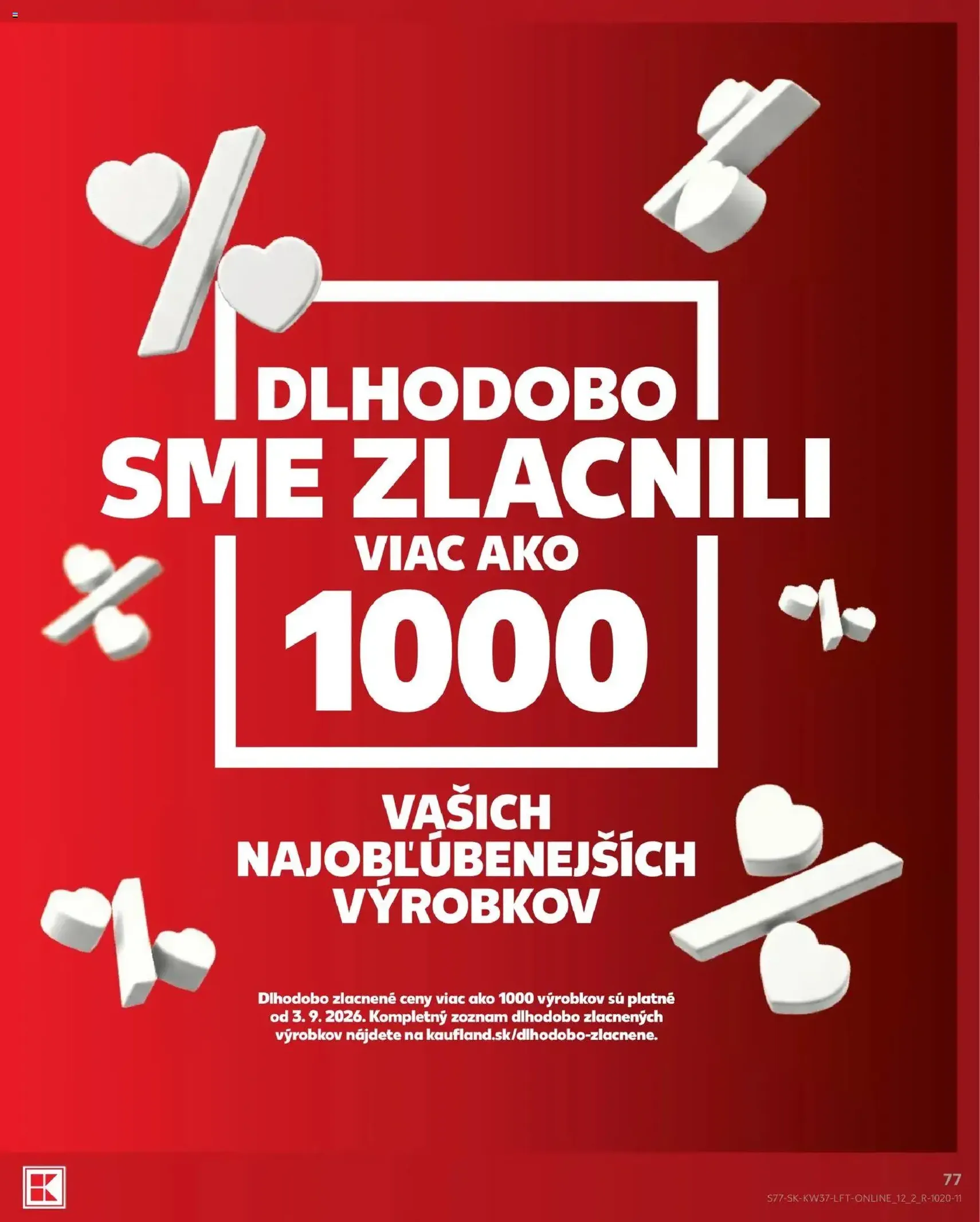 Kaufland leták - platný leták od 10.09.2026 strana 77 z 84