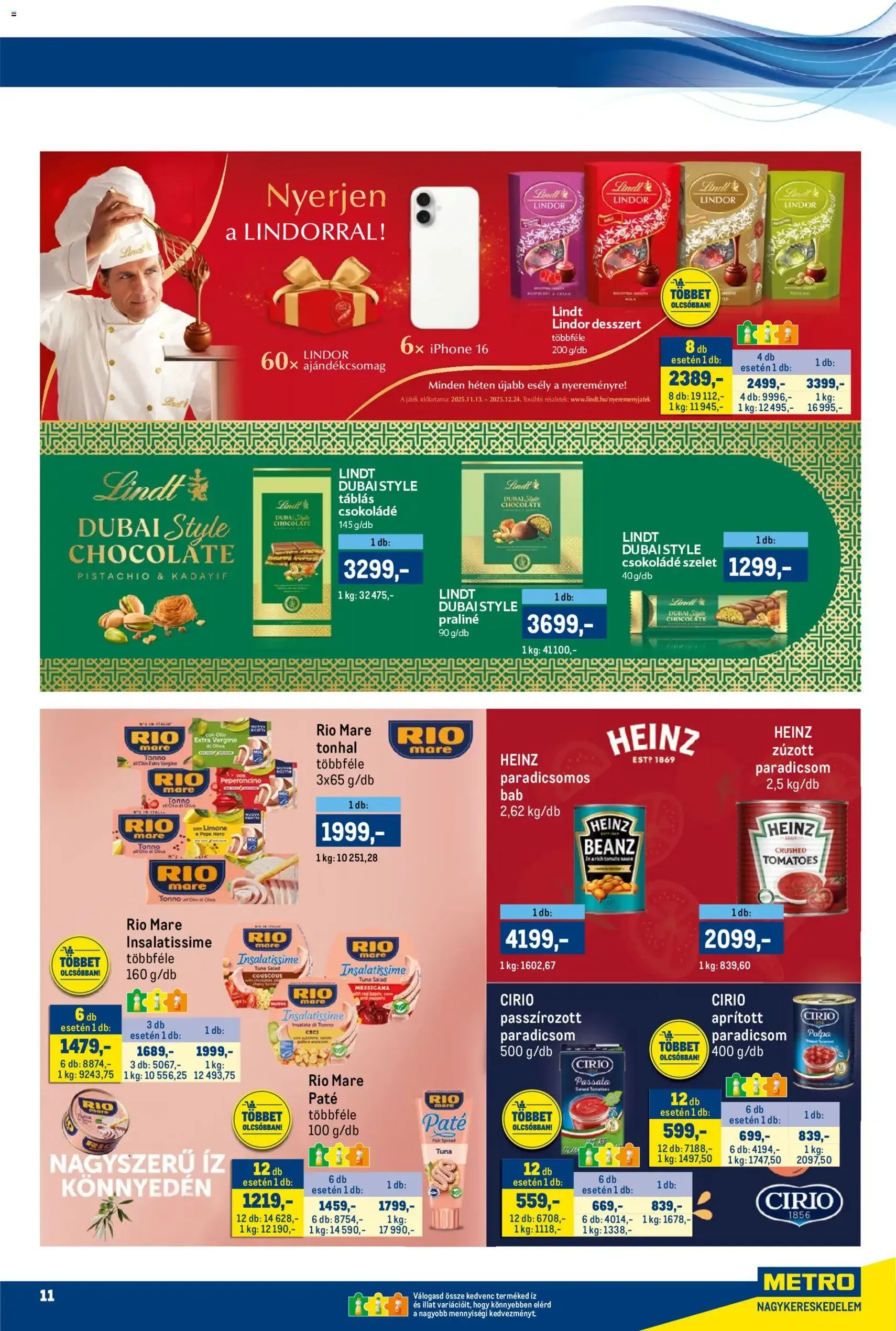 Metro Akciós újság - 2025.12.01. érvényes szórólap 11 oldal 40 oldalból