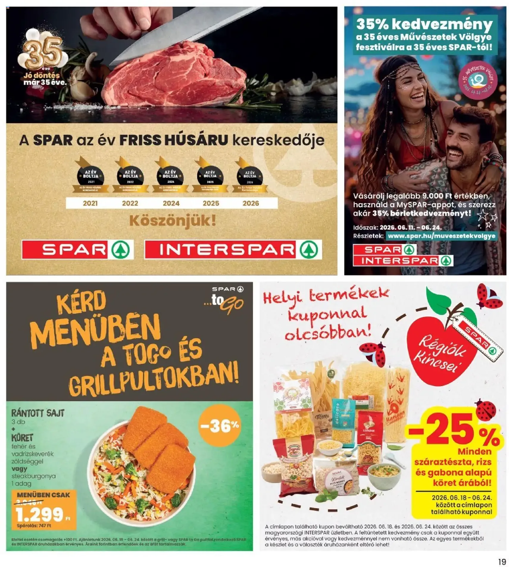 Interspar akciós újság - 2026.06.18. érvényes szórólap 19 oldal 20 oldalból