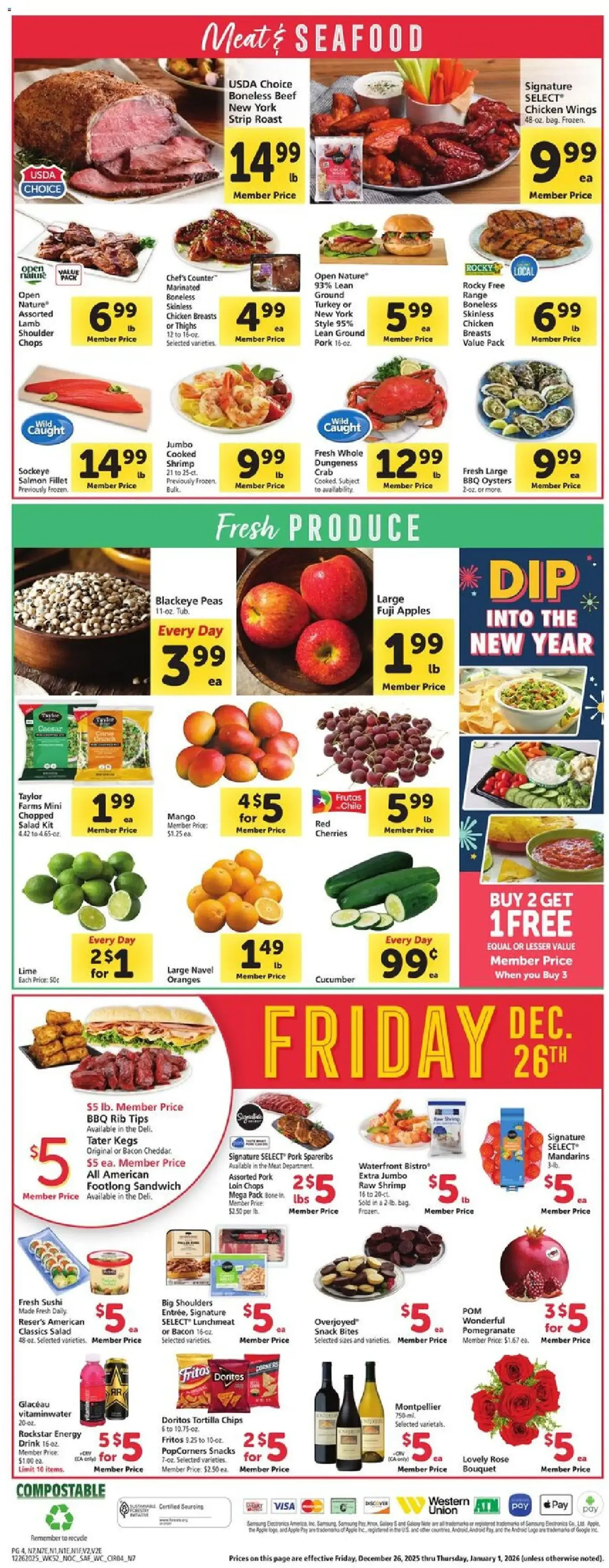 Safeway Weekly Ad - valid flyer from 12/26/2025, page 4 of 9