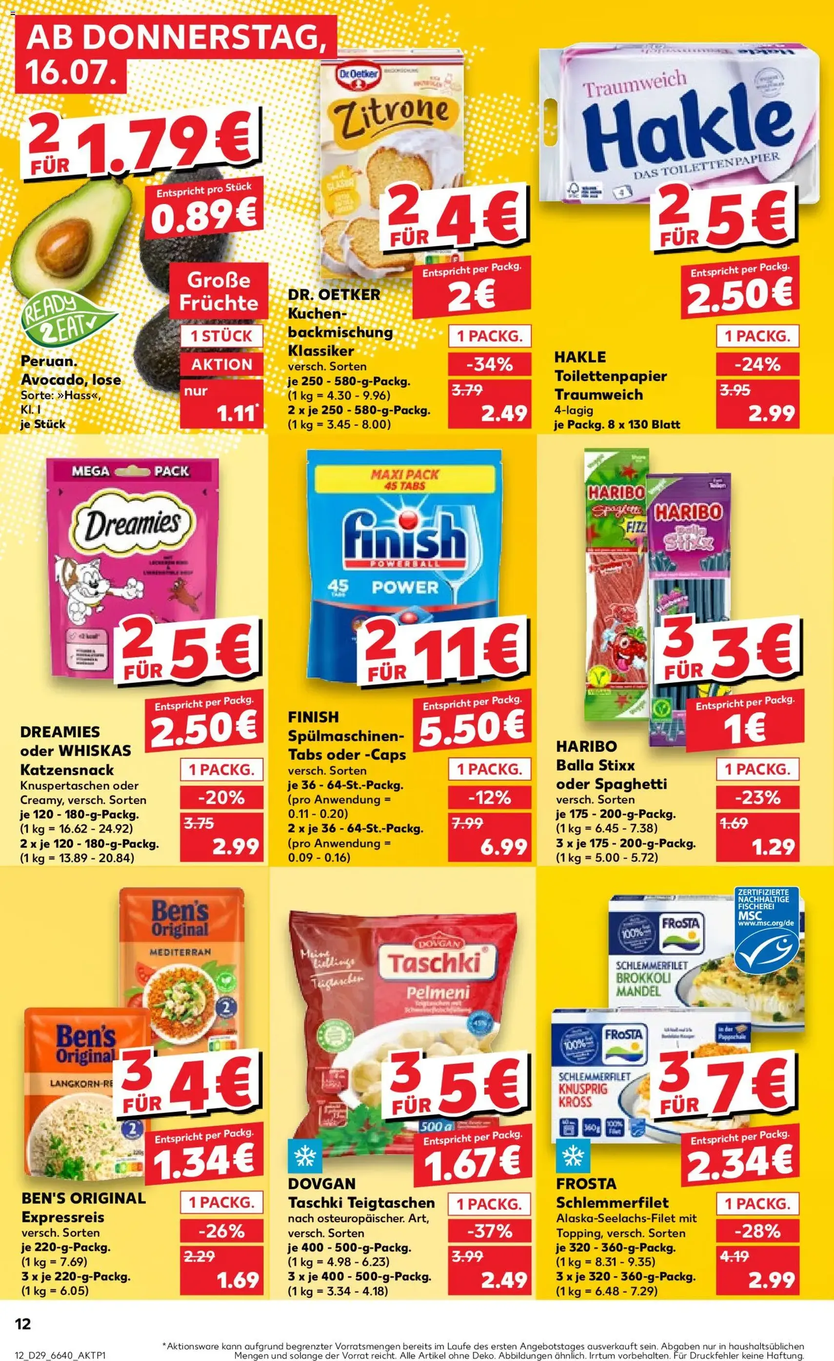 Kaufland DE -DE Folder - geldige folder vanaf 16-07-2026 pagina 12 van 56