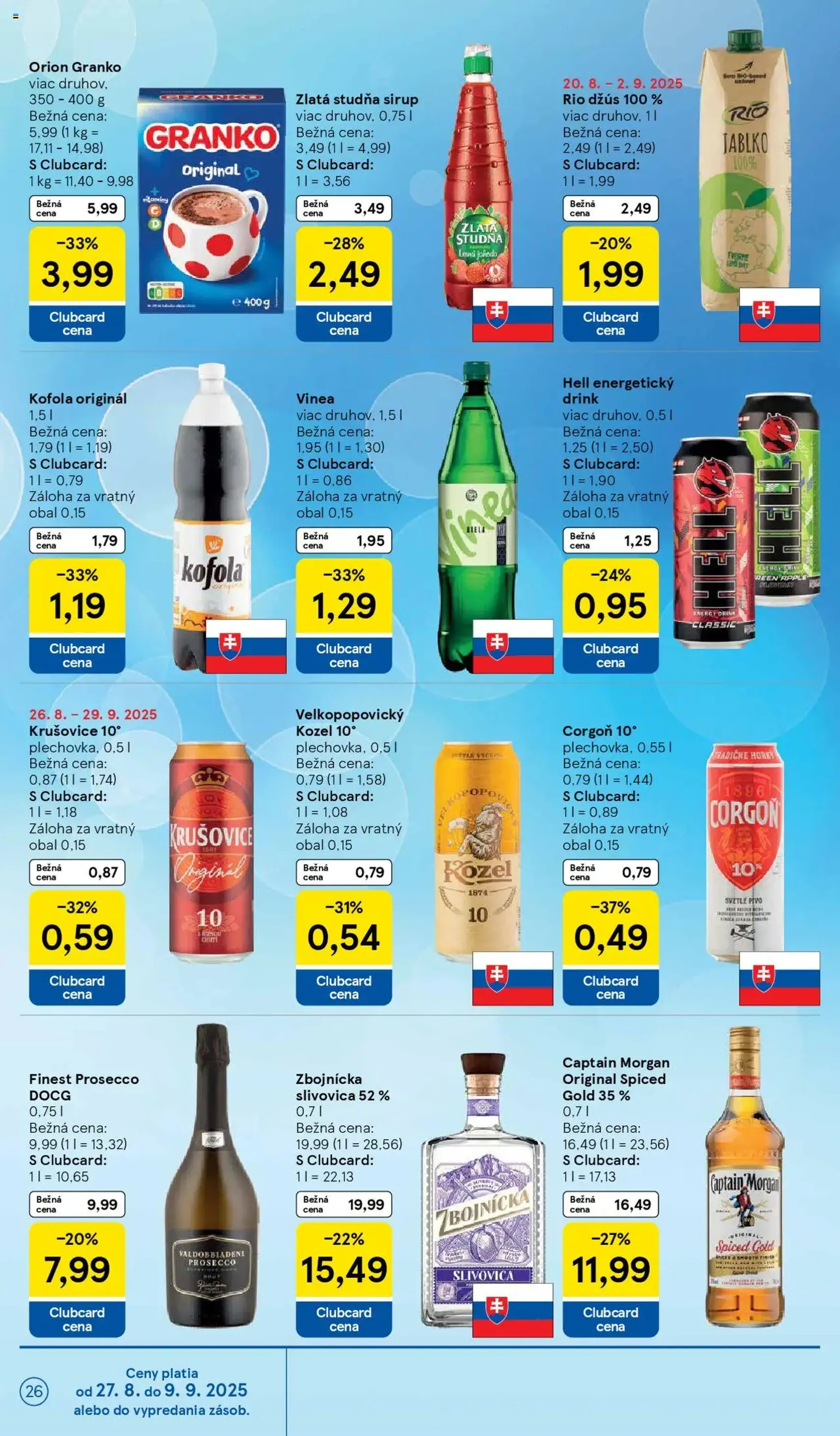Tesco Hypermarket - leták - platný leták od 27.08.2025 strana 26 z 37