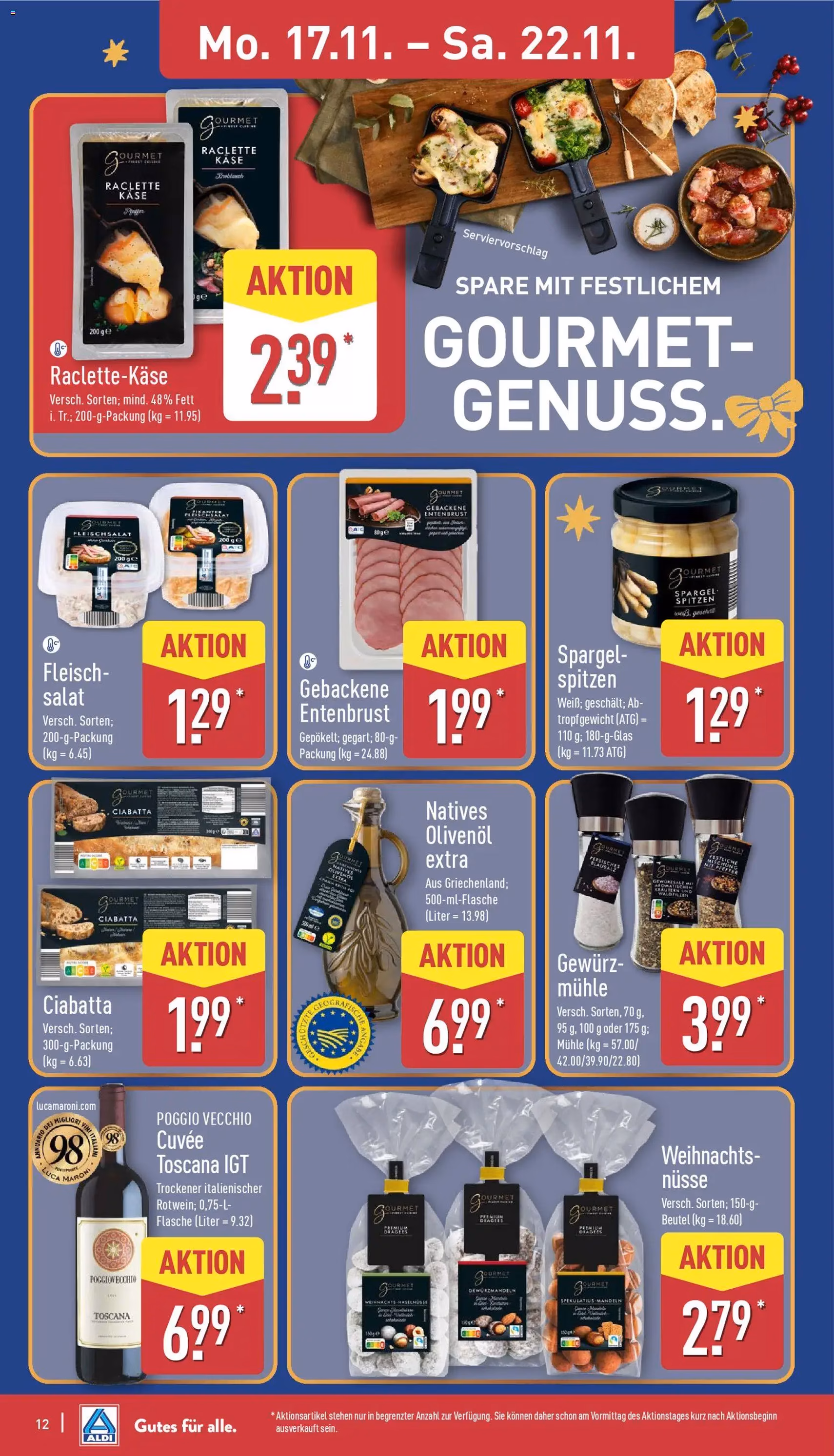 Aldi Prospekt - Gültiger Prospekt ab 17.11.2025, Seite 12 von insgesamt 50