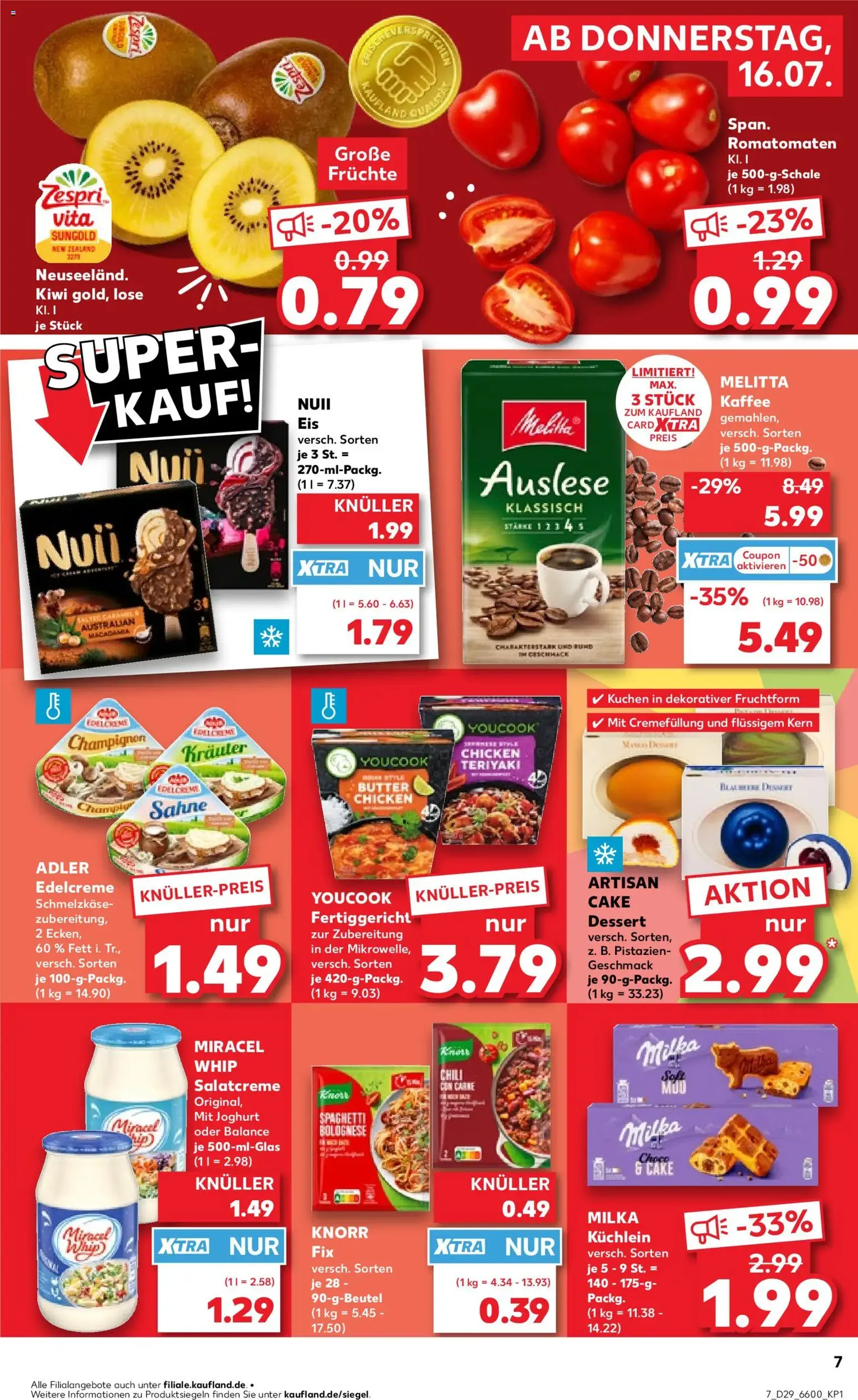 Kaufland DE -DE Folder - geldige folder vanaf 16-07-2026 pagina 7 van 56