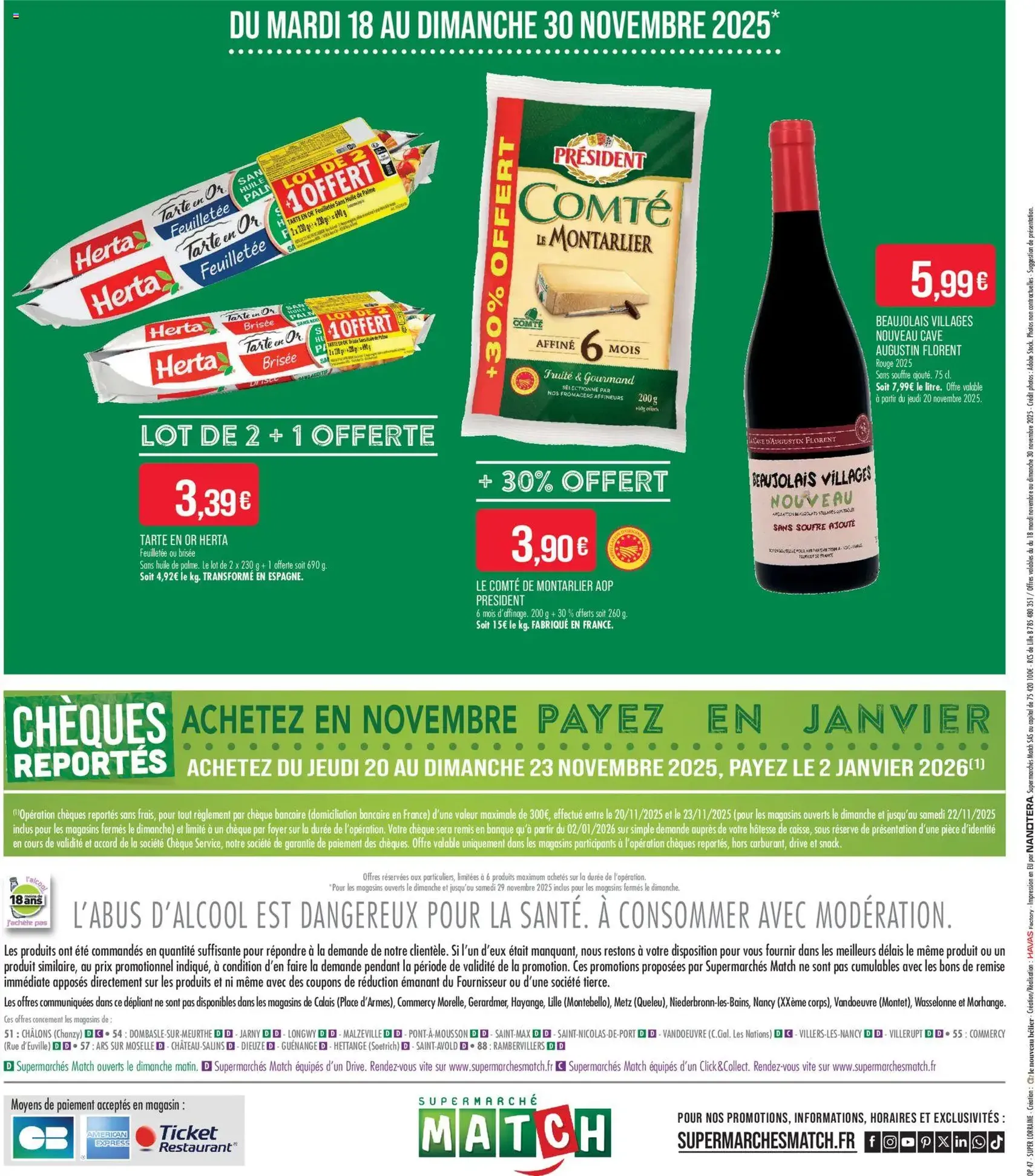Match Supermarché catalogue - brochure valable à partir du 18/11/2025, page 20 sur 20
