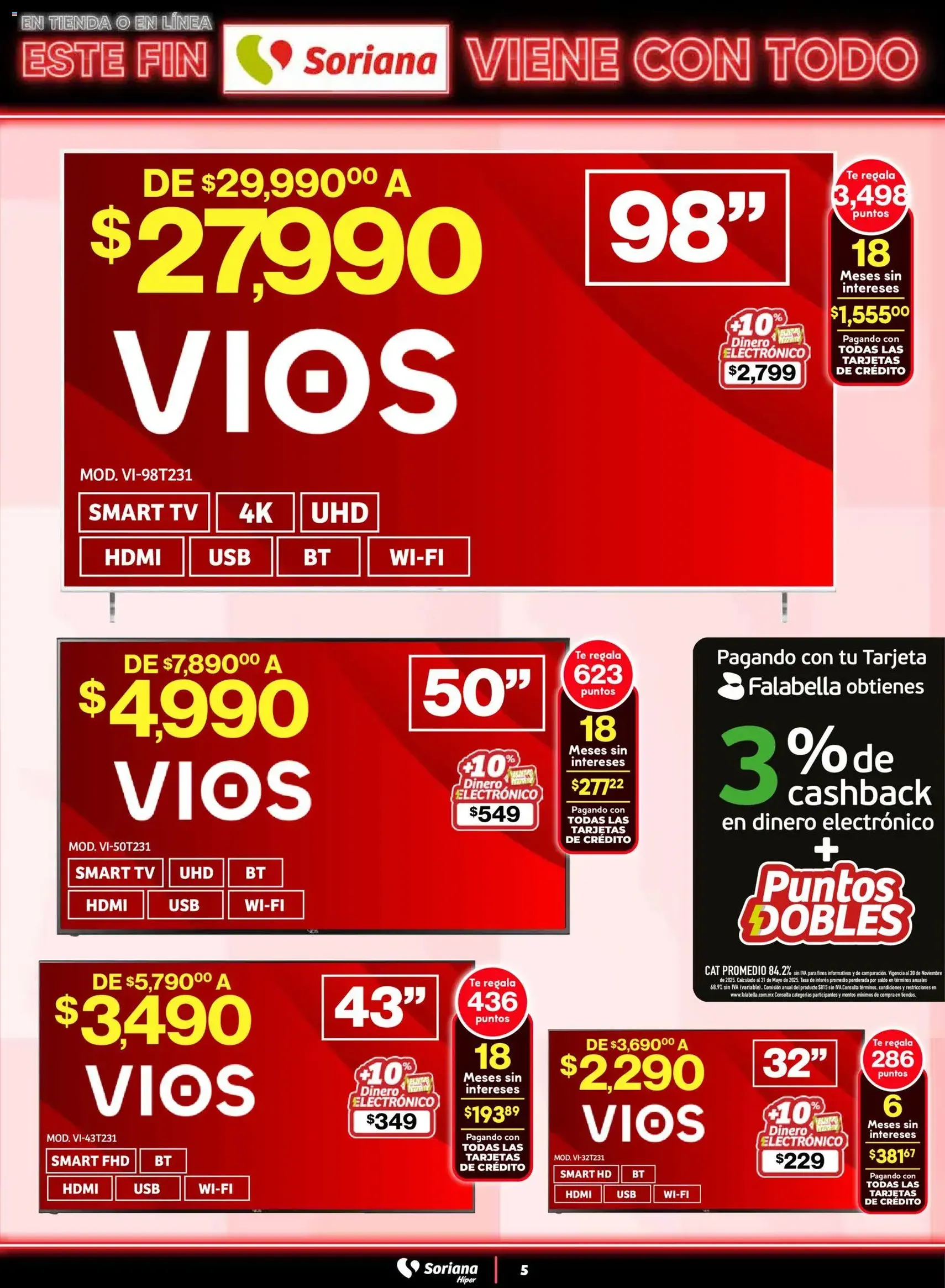 Soriana - Este fin Soriana viene con todo Híper Nacional - folleto válido desde 05/11/2025 página 5 de 38
