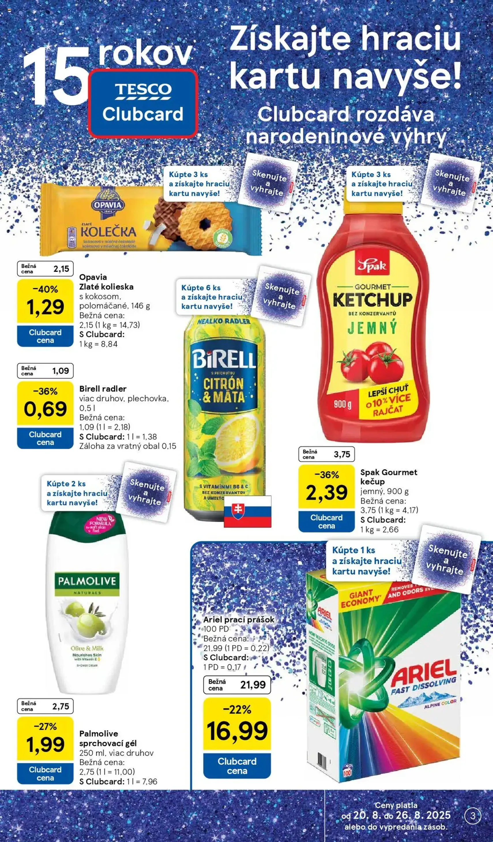 Tesco Hypermarket - leták - platný leták od 20.08.2025 strana 3 z 38