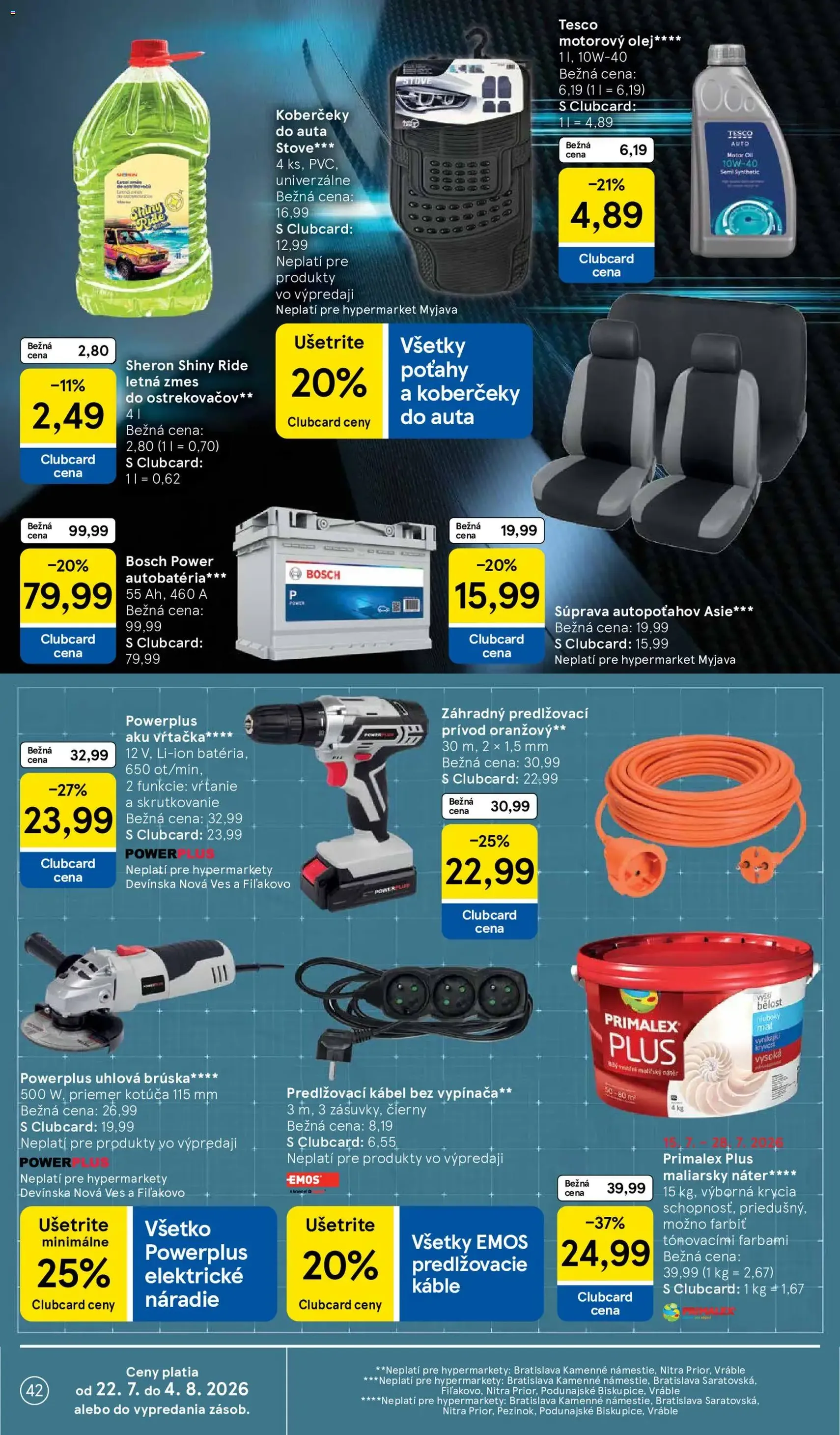 Tesco Hypermarket - leták - platný leták od 22.07.2026 strana 42 z 50
