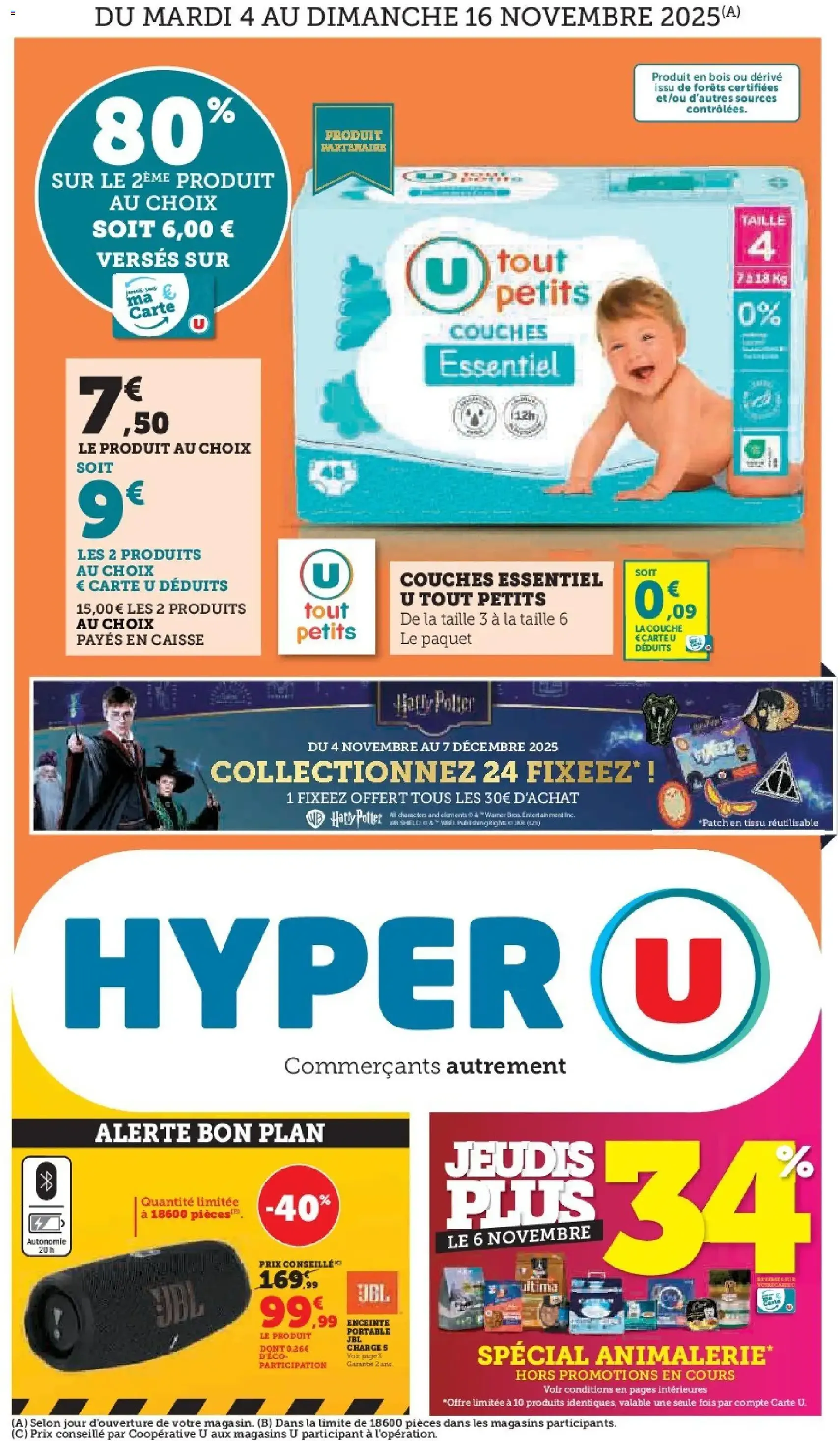 Hyper U catalogue - brochure valable à partir du 04/11/2025, page 1 sur 60