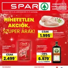Spar Akciós újság - szórólap előnézete érvényes 2025.12.18. -tól