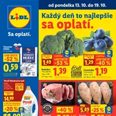 Lidl leták - náhľad letáku platný od 13.10.2025