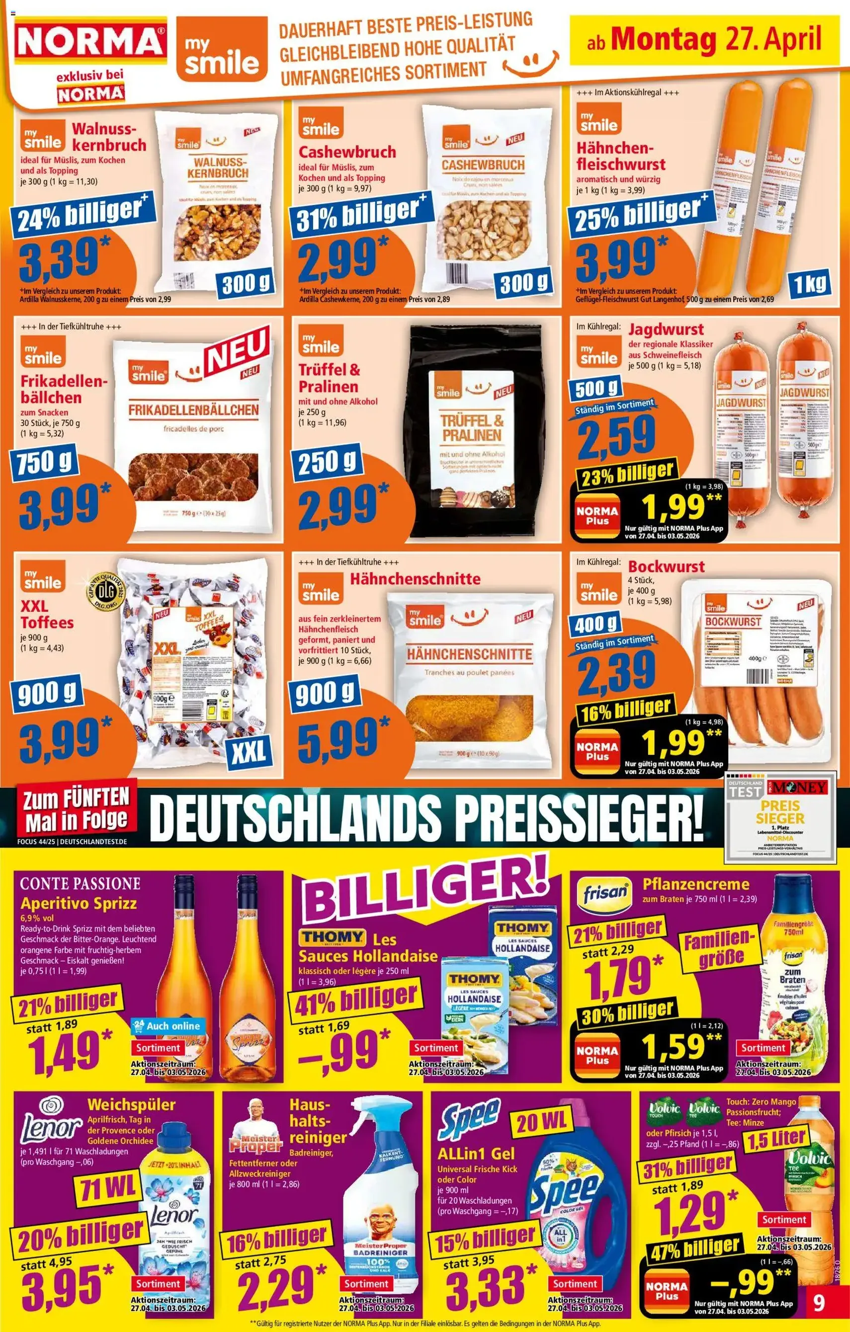 Norma Prospekt - Gültiger Prospekt ab 27.04.2026, Seite 9 von insgesamt 19