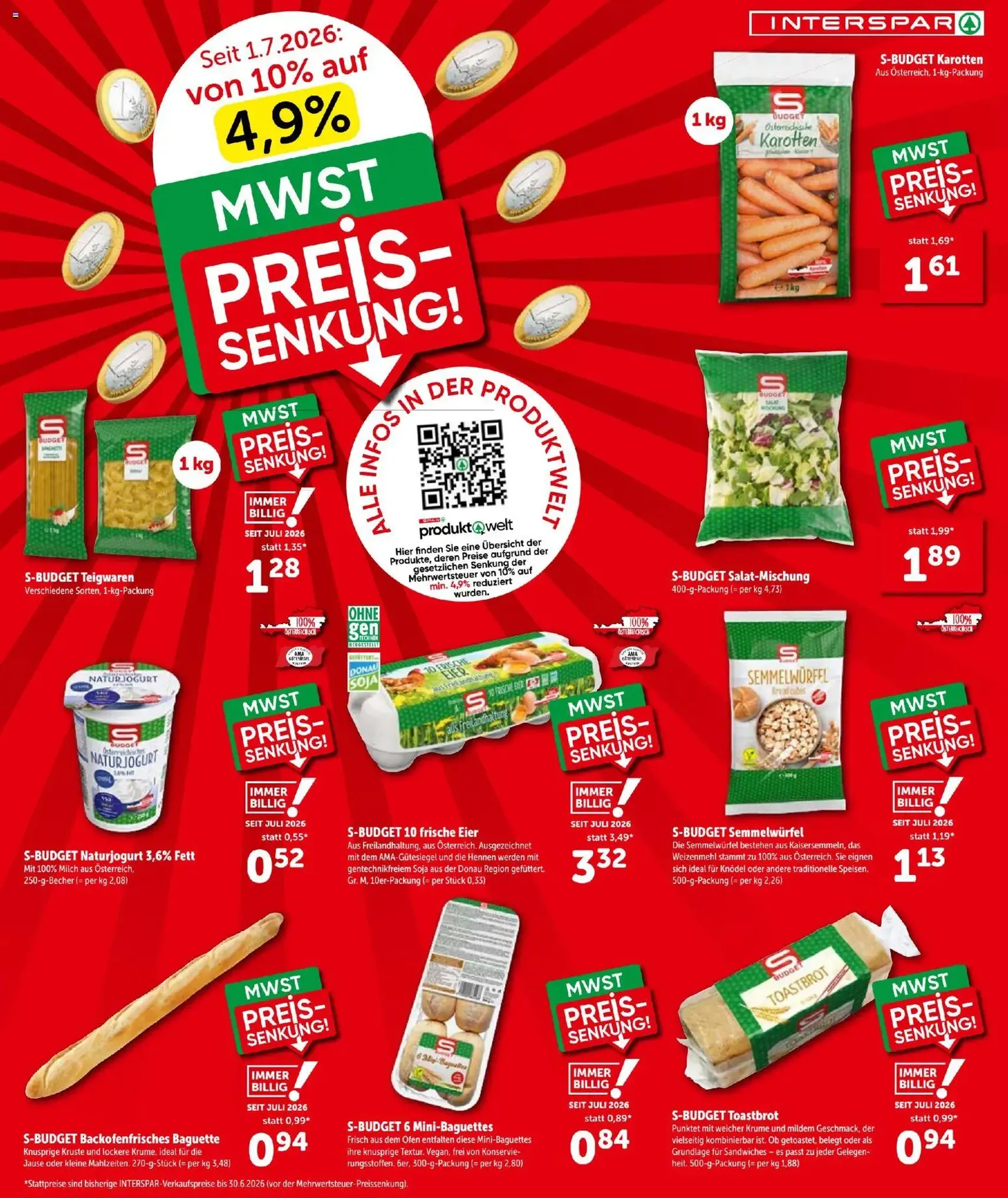 Interspar - Flugblatt - Gültiger Prospekt ab 16.07.2026, Seite 2 von insgesamt 22