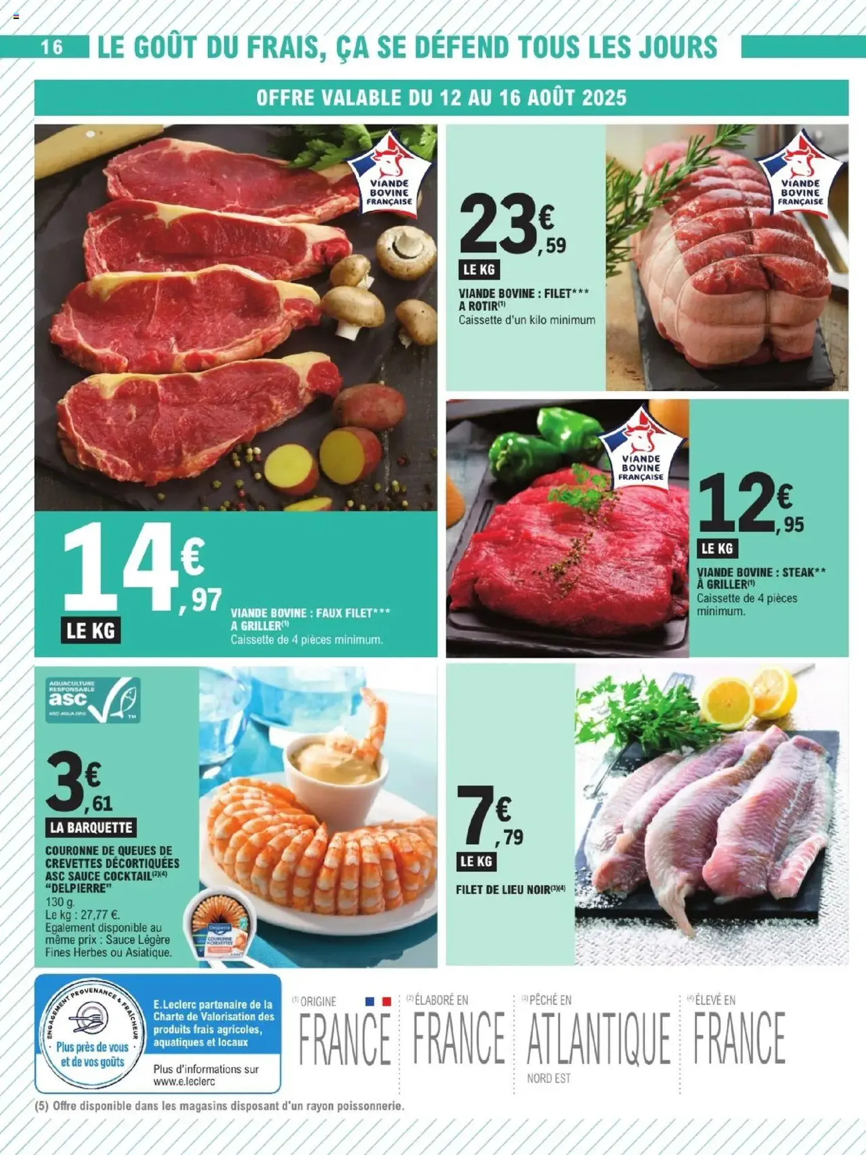 E.Leclerc catalogue semaine 34 - brochure valable à partir du 12/08/2025, page 16 sur 40