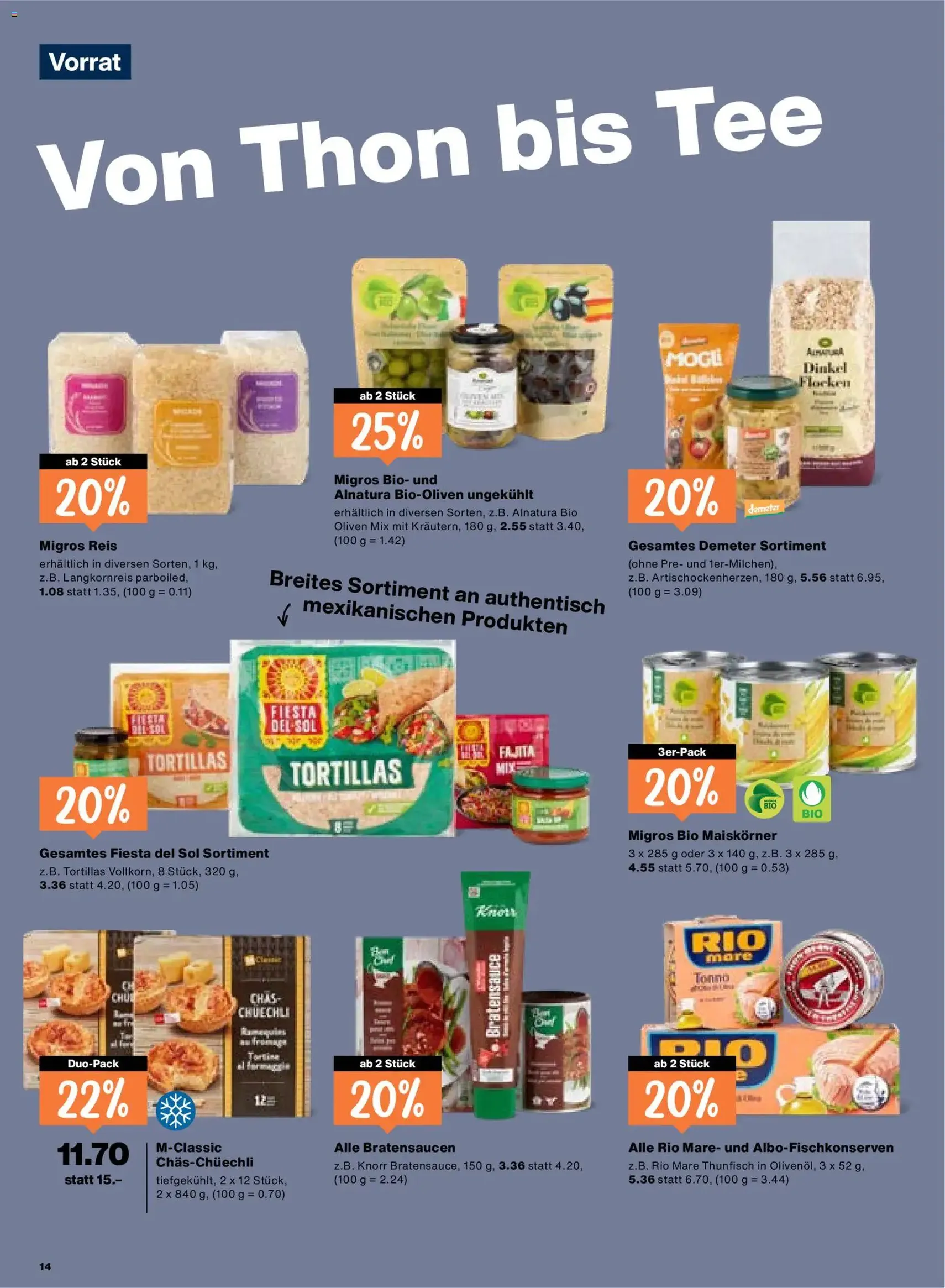 Migros aktionen - Gültiger Prospekt ab 08.10.2026, Seite 14 von insgesamt 24