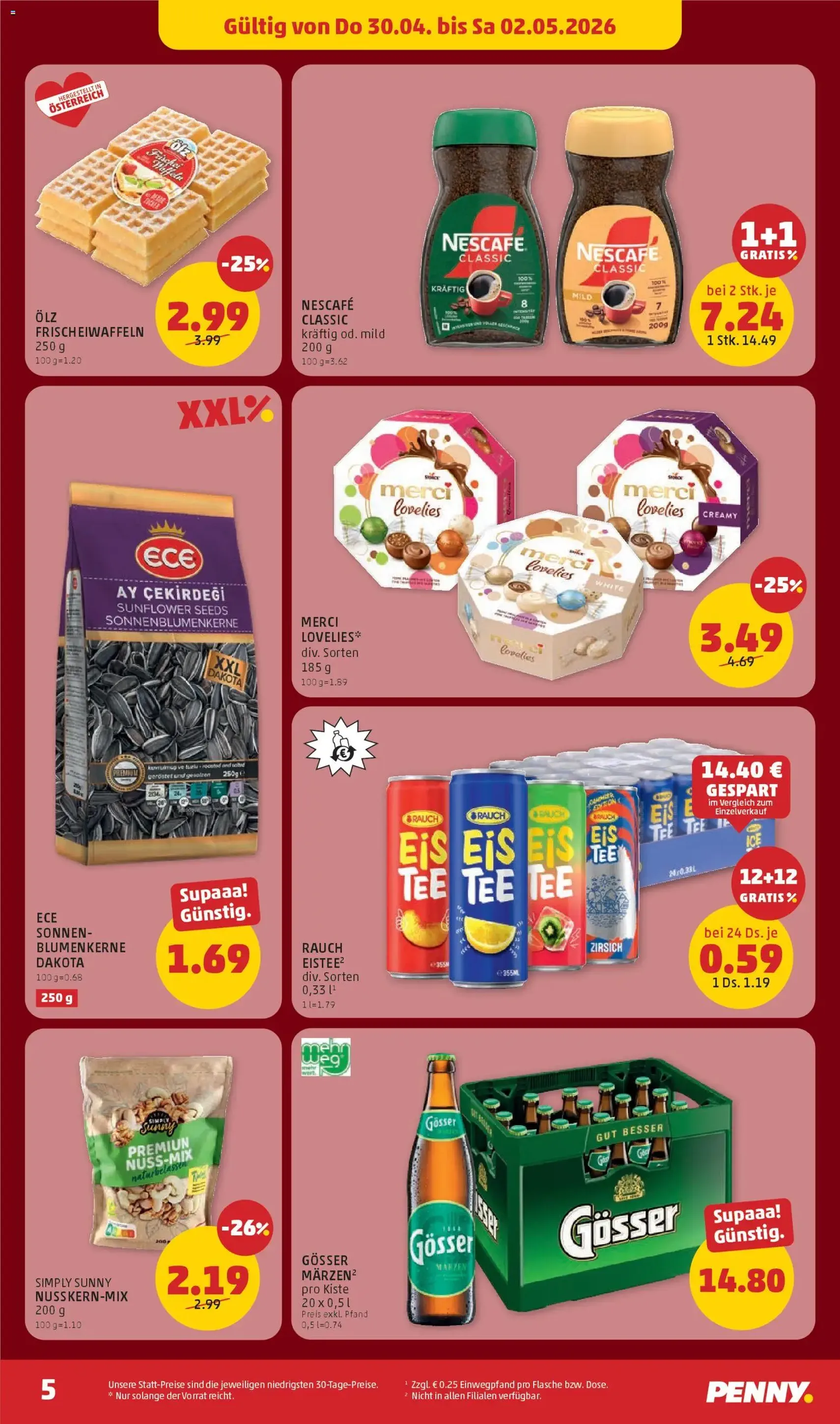 Penny Markt - Flugblatt - Gültiger Prospekt ab 30.04.2026, Seite 5 von insgesamt 32