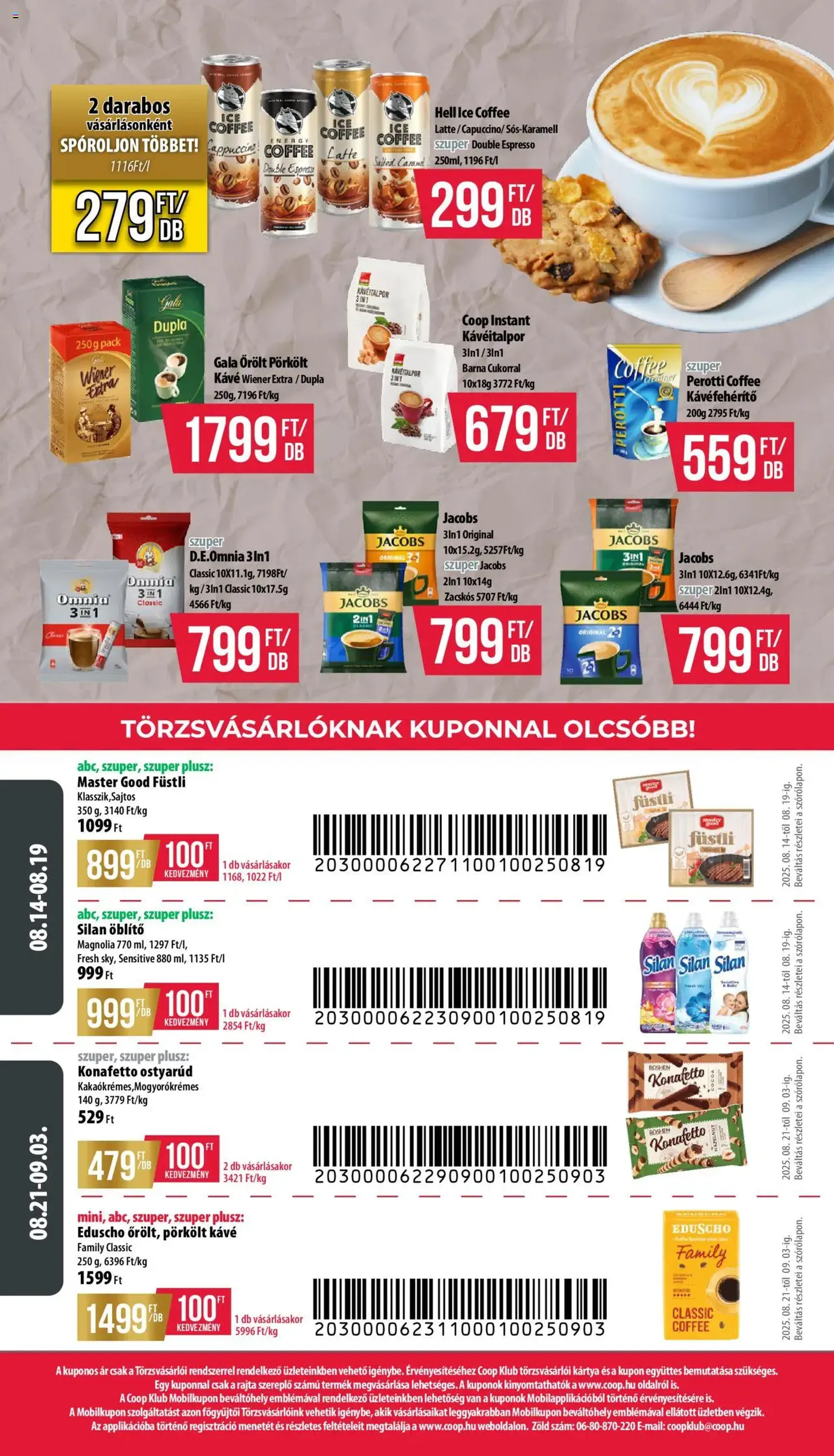 COOP - Coop Akciósújságok - Coop Hétforrás szórólap 2025. augusztus 3-4-5. hét - 2025.08.14. érvényes szórólap 12 oldal 12 oldalból COOP - Coop Akciósújságok - Coop Hétforrás szórólap 2025. augusztus 3-4-5. hét - 2025.08.14. érvényes szórólap 12 oldal 12 oldalból