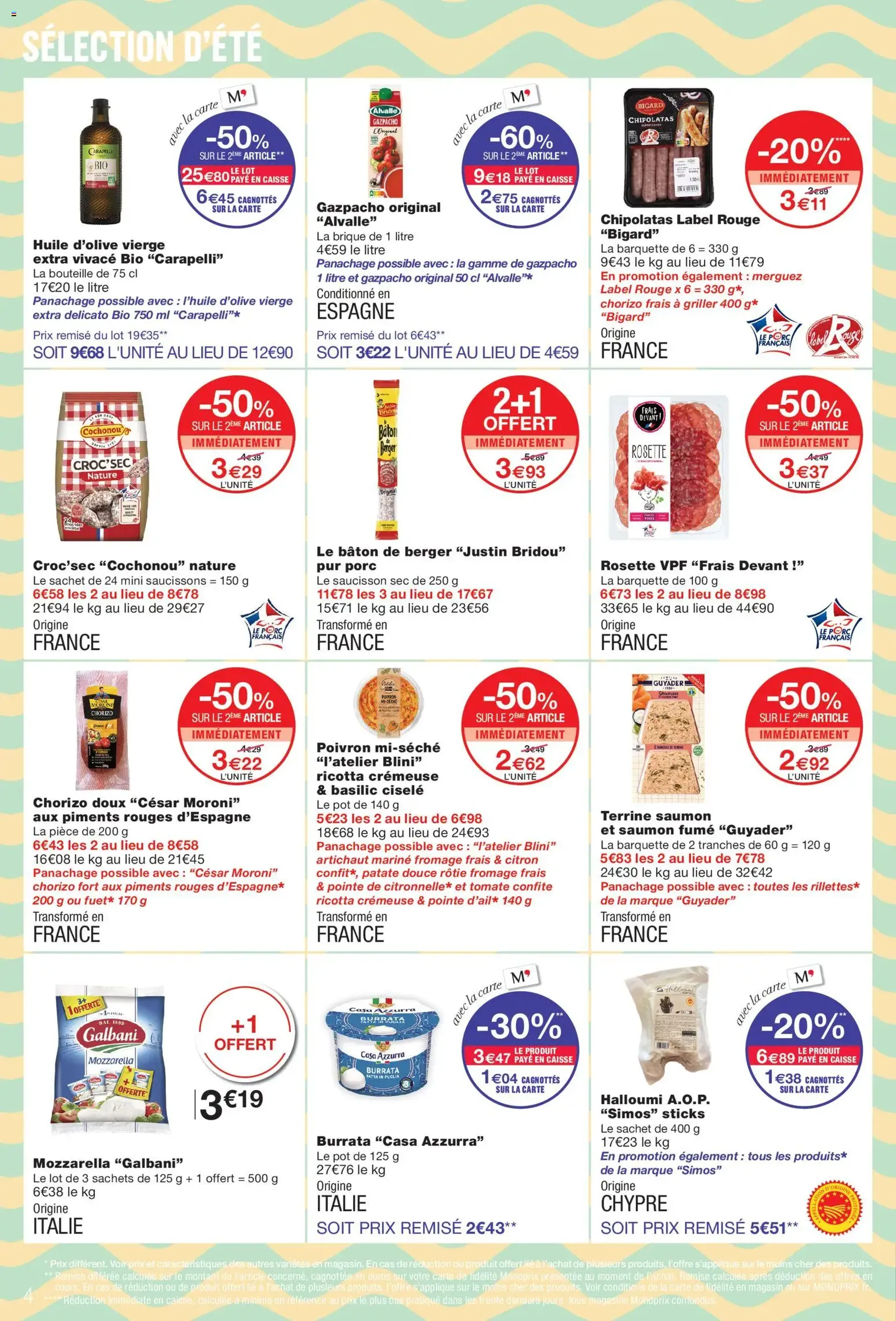 Monoprix catalogue - brochure valable à partir du 28/07/2026, page 4 sur 52