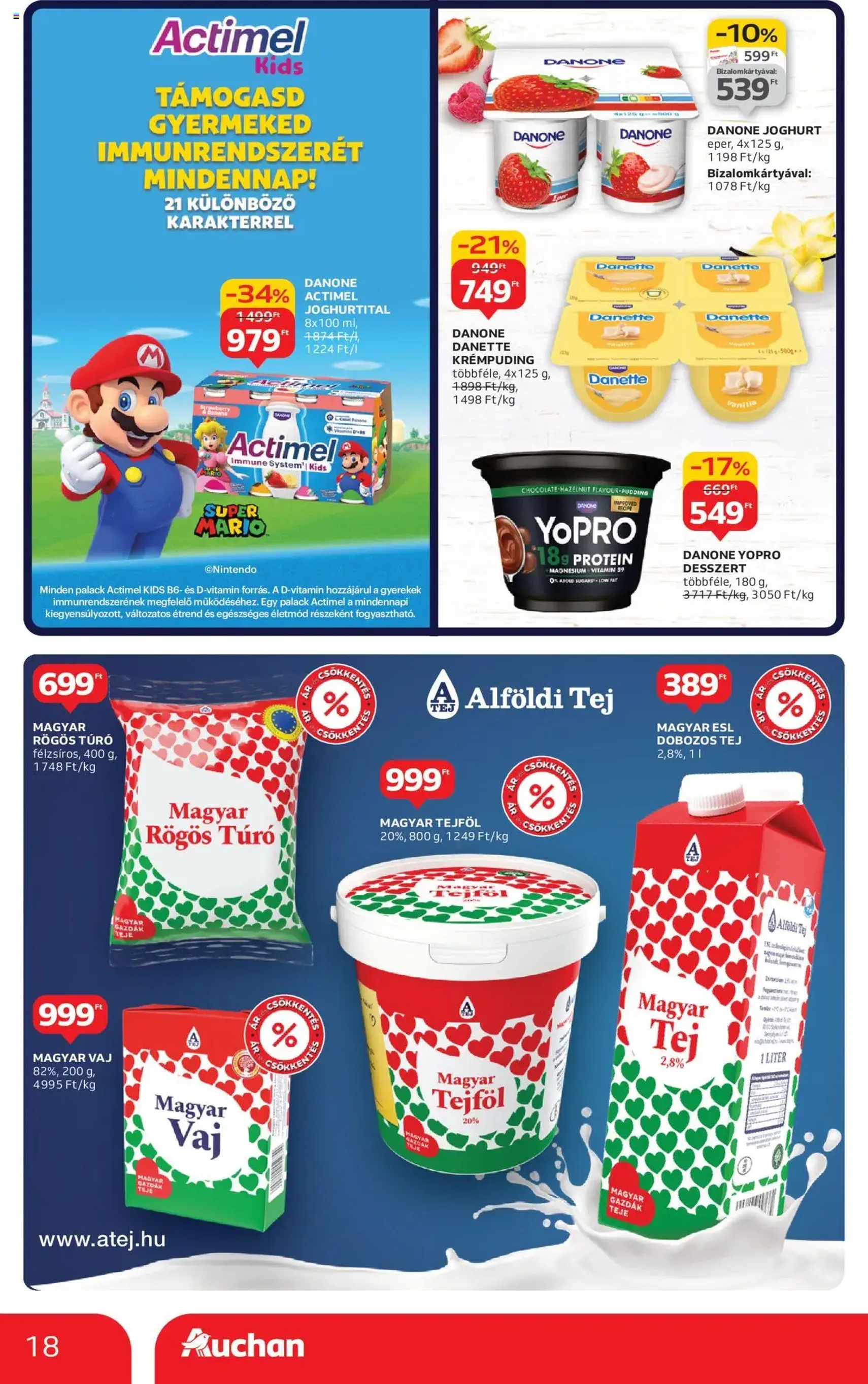 Auchan Akciós újság - 2025.10.24. érvényes szórólap 18 oldal 52 oldalból Auchan Akciós újság - 2025.10.24. érvényes szórólap 18 oldal 52 oldalból