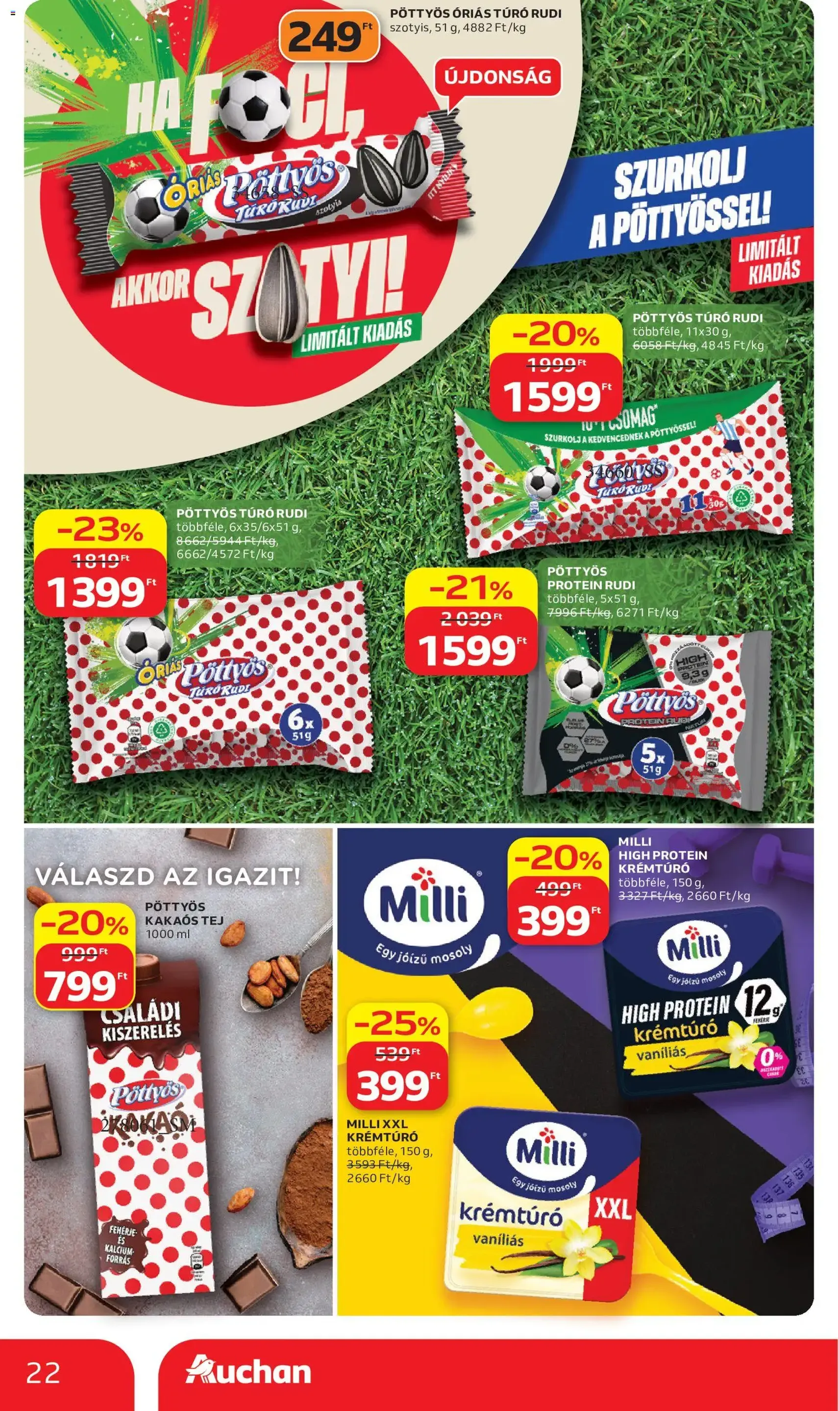 Auchan akciós újság - 2026.07.02. érvényes szórólap 22 oldal 56 oldalból