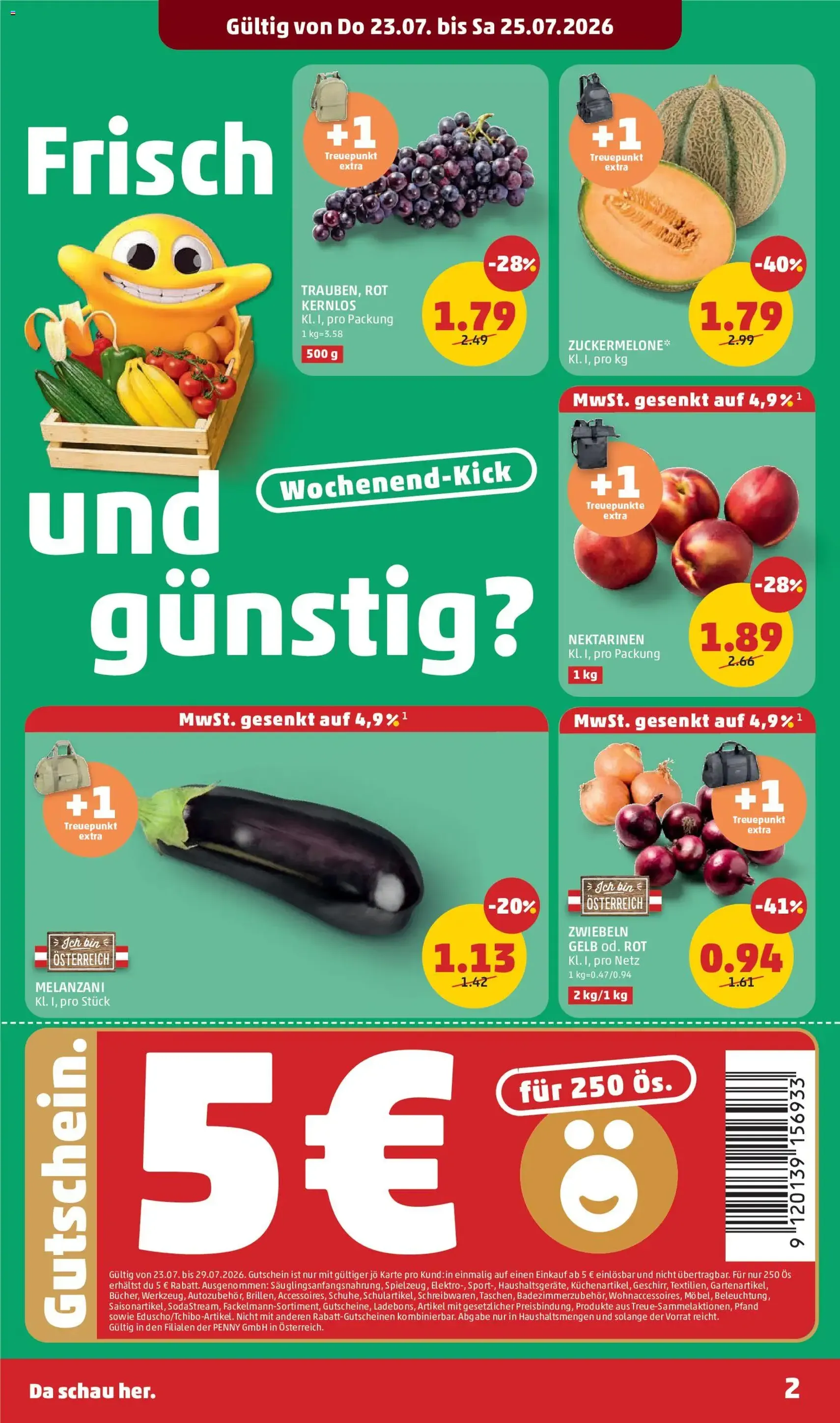Penny Markt Flugblatt - Gültiger Prospekt ab 23.07.2026, Seite 2 von insgesamt 28