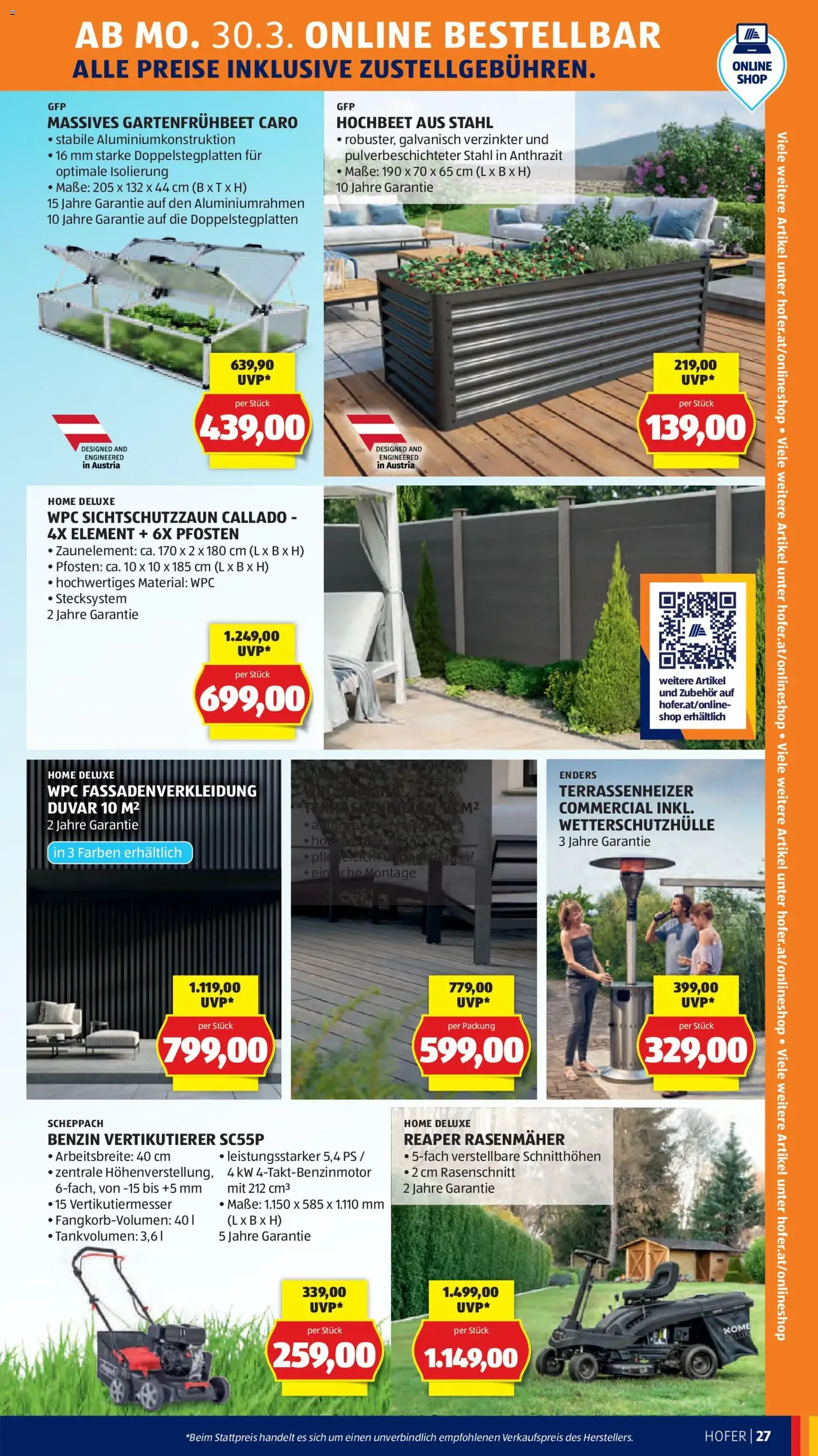 Hofer Flugblatt - Gültiger Prospekt ab 27.03.2026, Seite 33 von insgesamt 46
