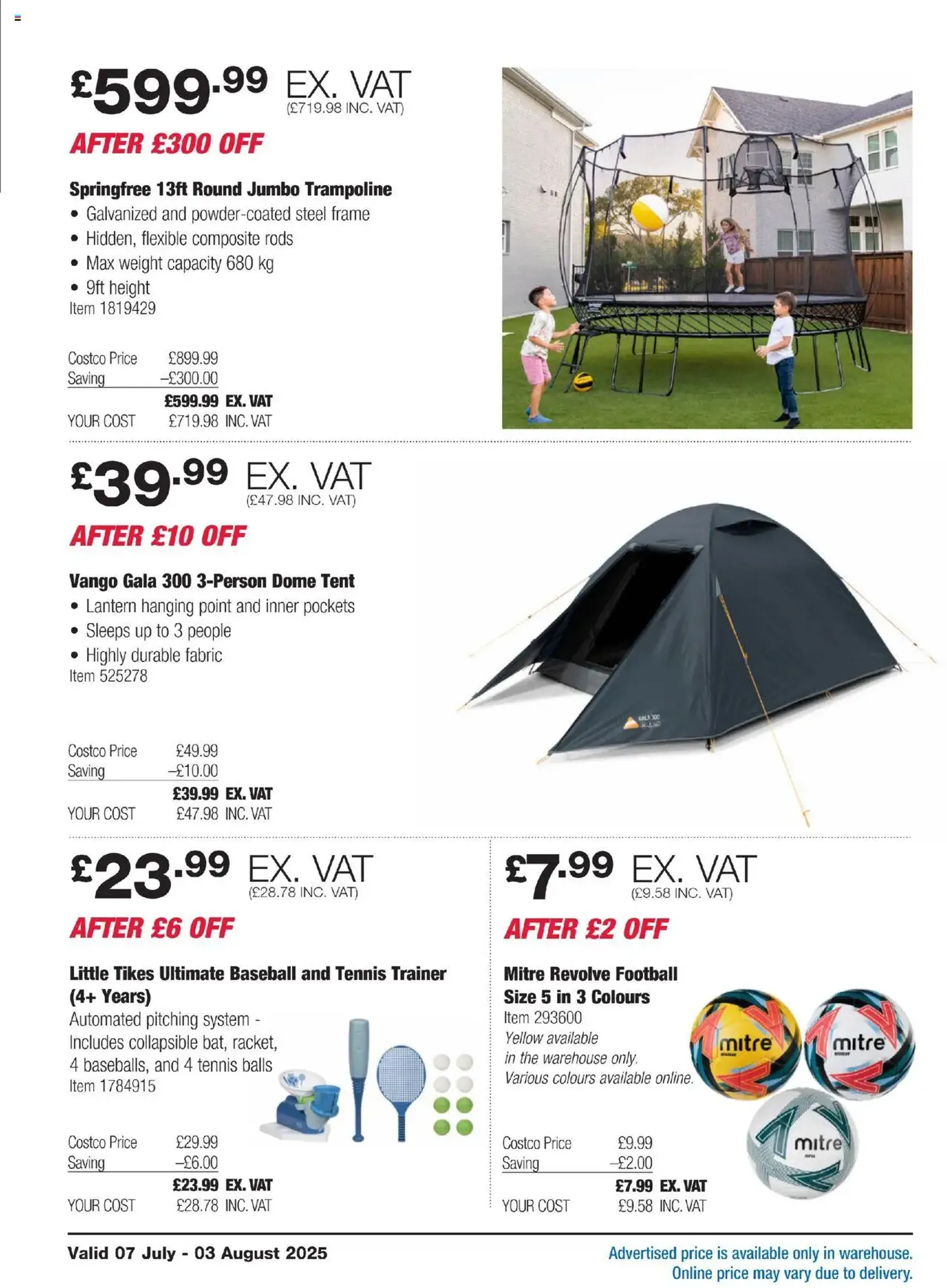 Costco - ENGLAND ONLY - valid flyer from 07/07/2025, page 2 of 36