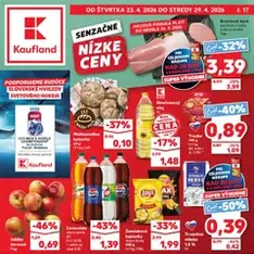 Kaufland leták - náhľad letáku platný od 23.04.2026