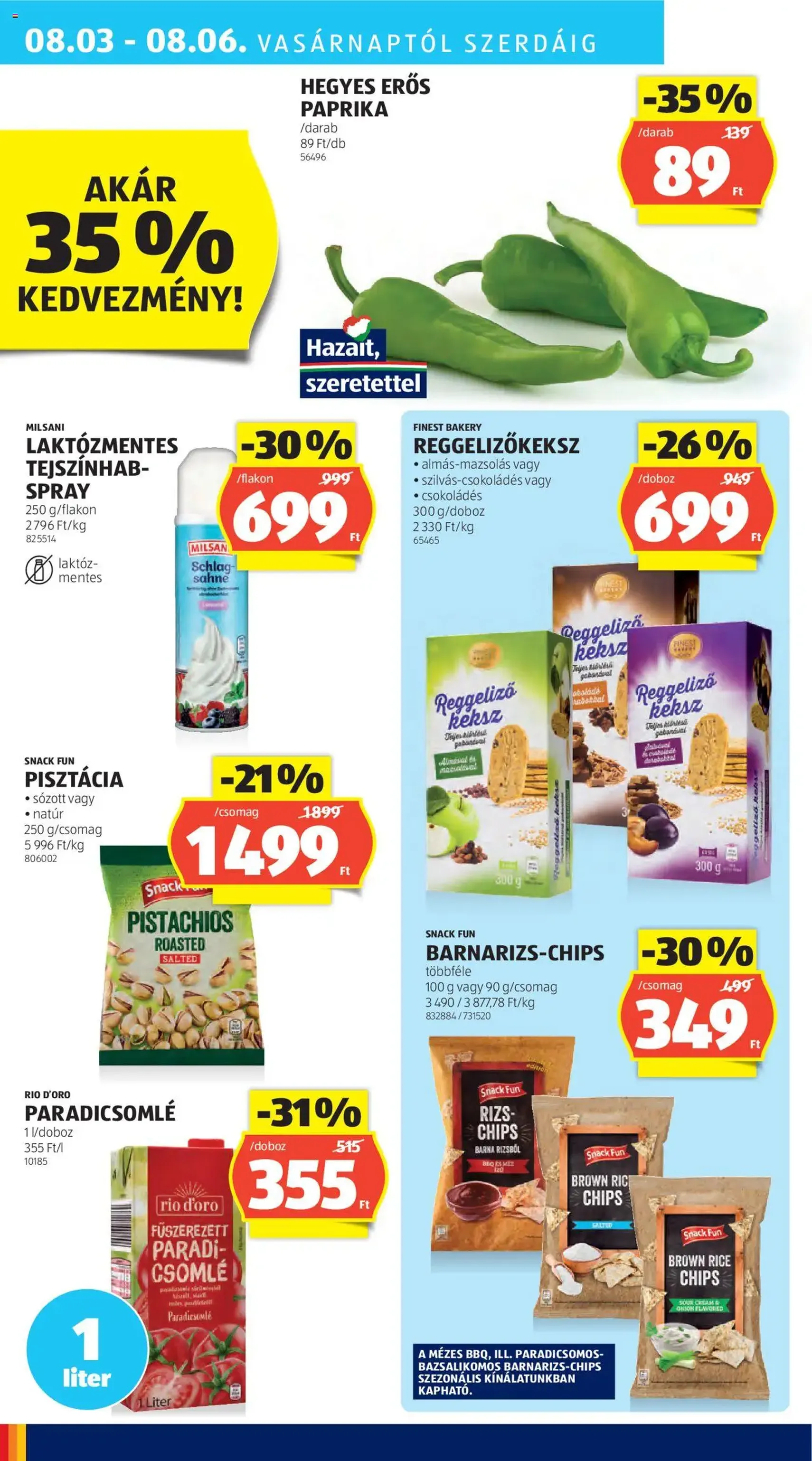 Aldi Akciós újság - 2025.07.31. érvényes szórólap 34 oldal 54 oldalból Aldi Akciós újság - 2025.07.31. érvényes szórólap 34 oldal 54 oldalból