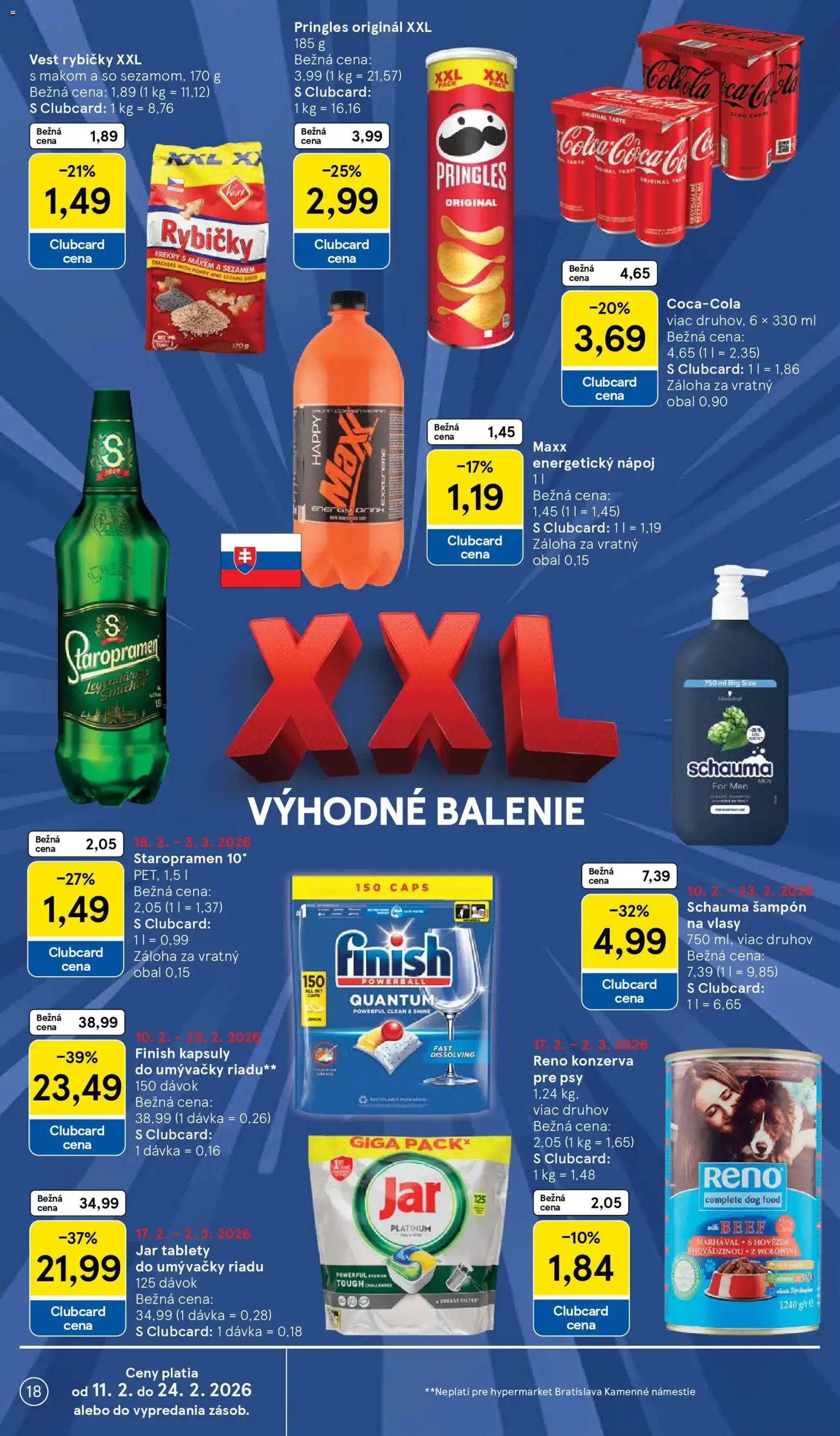 Tesco Hypermarket - leták - platný leták od 18.02.2026 strana 18 z 38
