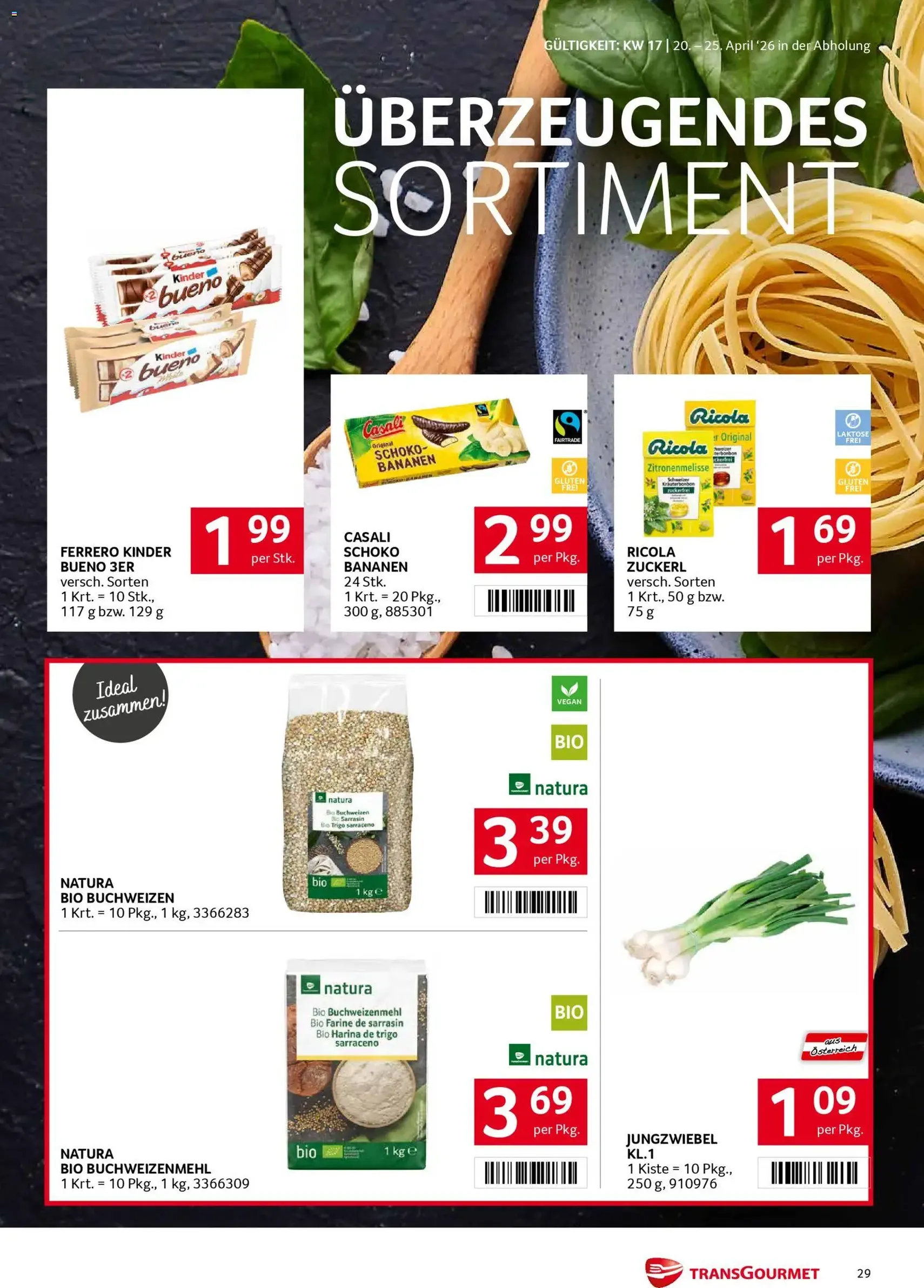 Transgourmet Flugblatt - Gültiger Prospekt ab 20.04.2026, Seite 29 von insgesamt 32