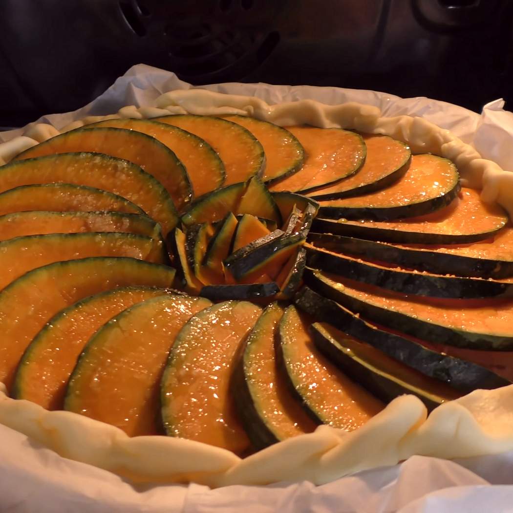 Torta salata di zucca