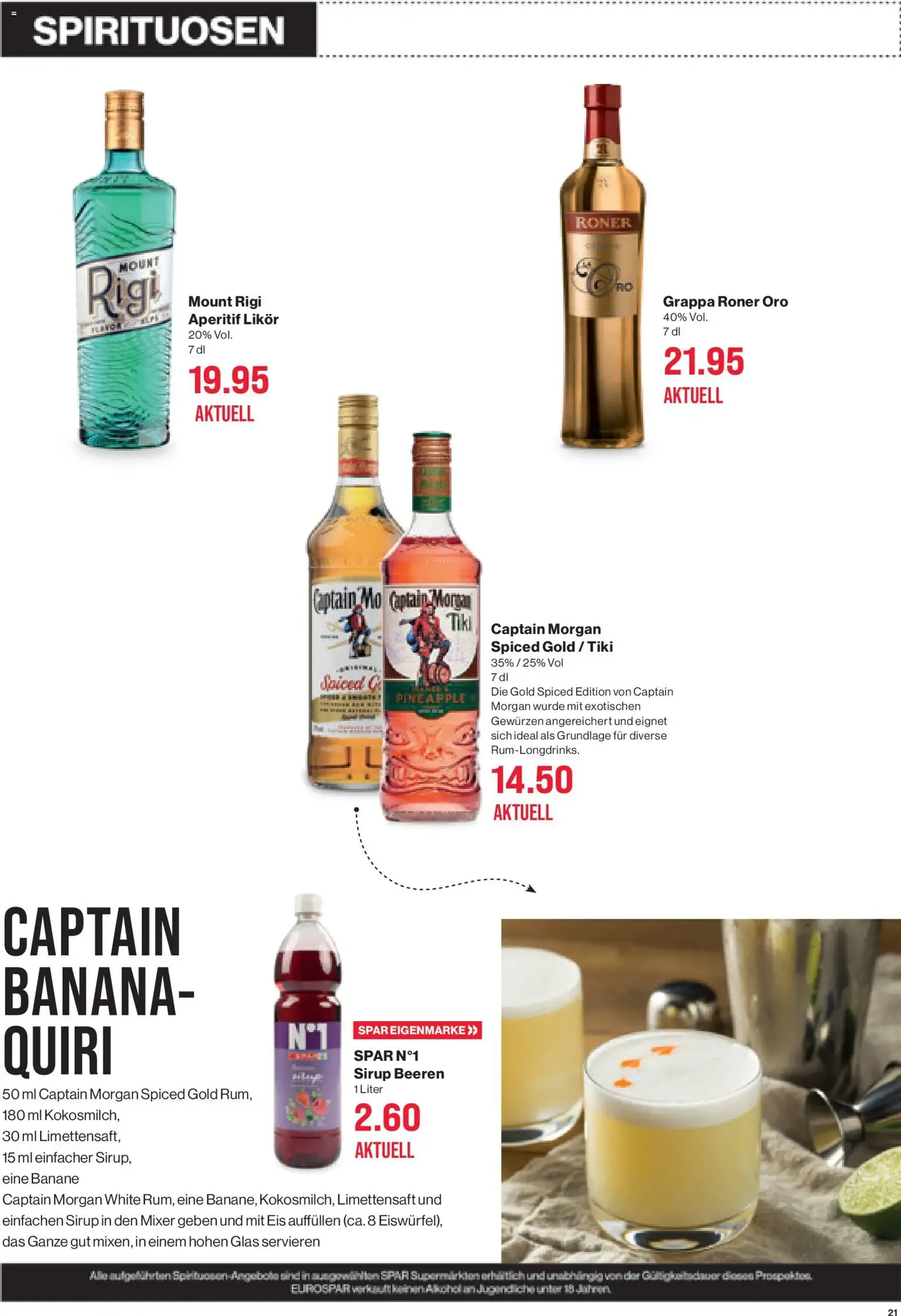 SPAR Aktionen - Gültiger Prospekt ab 30.10.2025, Seite 21 von insgesamt 25 SPAR Aktionen - Gültiger Prospekt ab 30.10.2025, Seite 21 von insgesamt 25