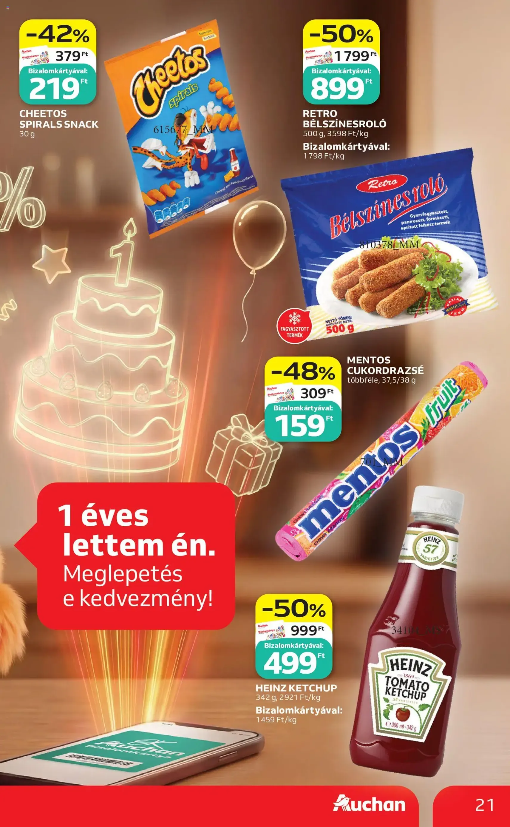 Auchan akciós újság - 2026.05.21. érvényes szórólap 21 oldal 52 oldalból
