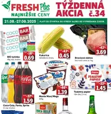 Fresh leták - náhľad letáku platný od 21.08.2025