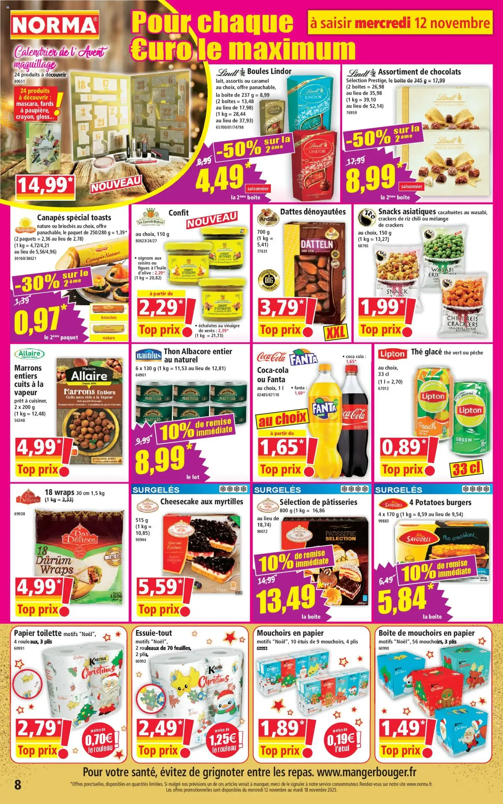 Norma catalogue - brochure valable à partir du 12/11/2025, page 8 sur 12